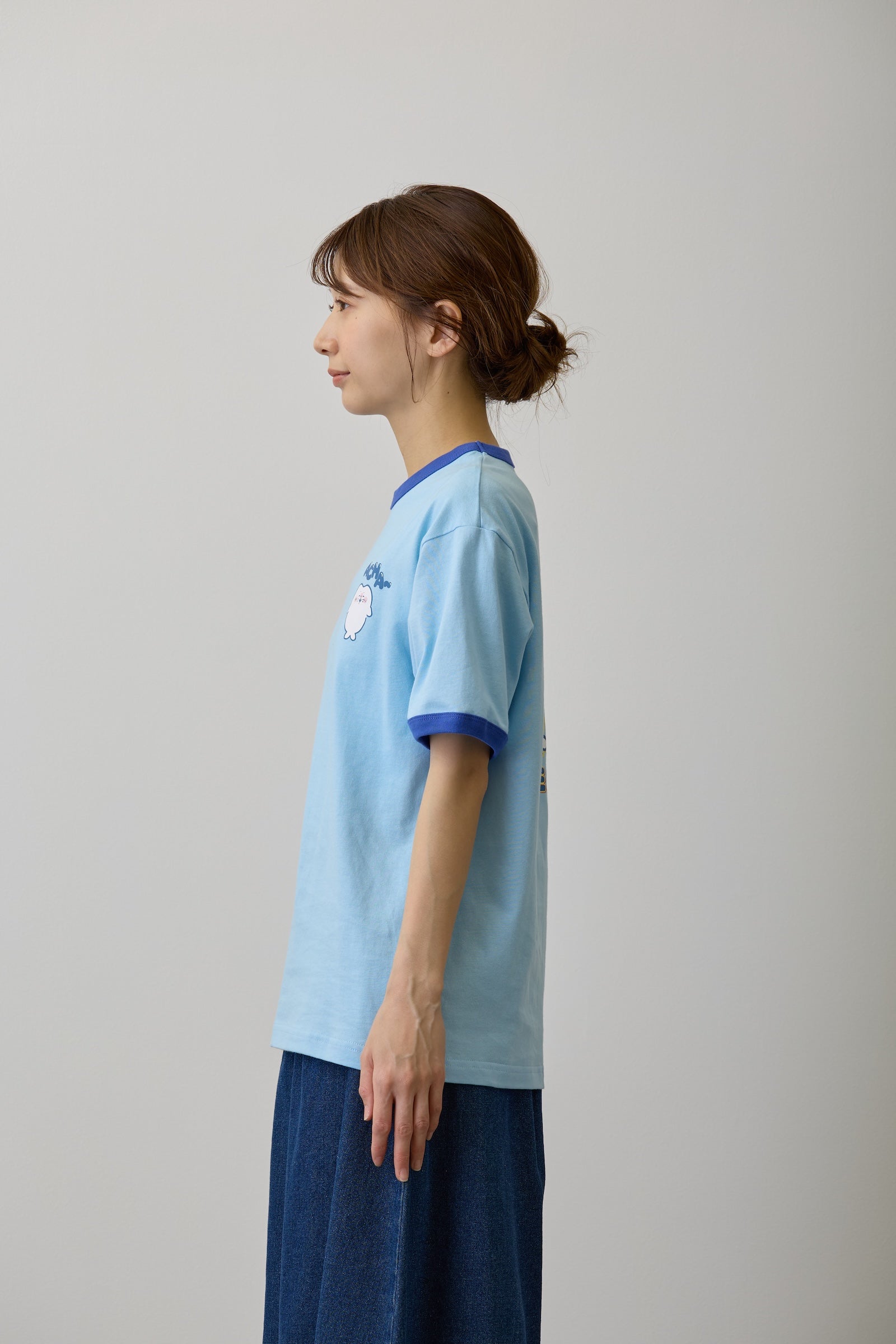 ナガノキャラクターズ Tシャツ カンッ ブルー