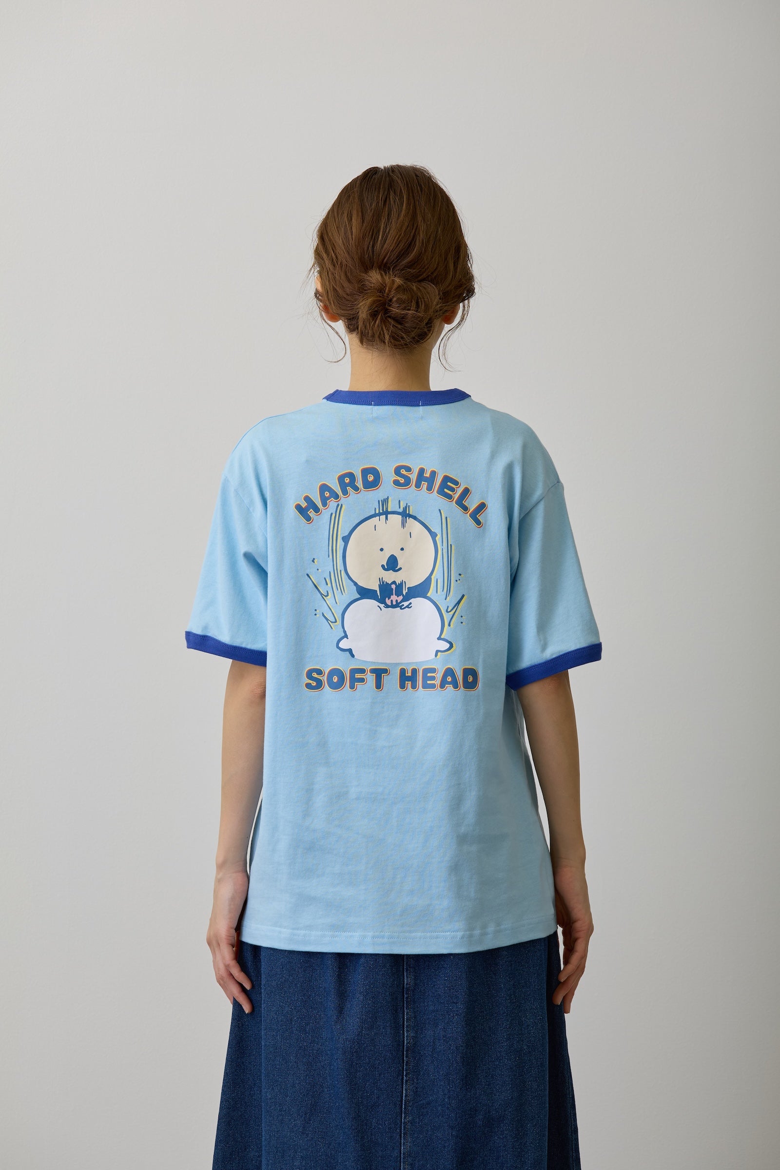 ナガノキャラクターズ Tシャツ カンッ ブルー