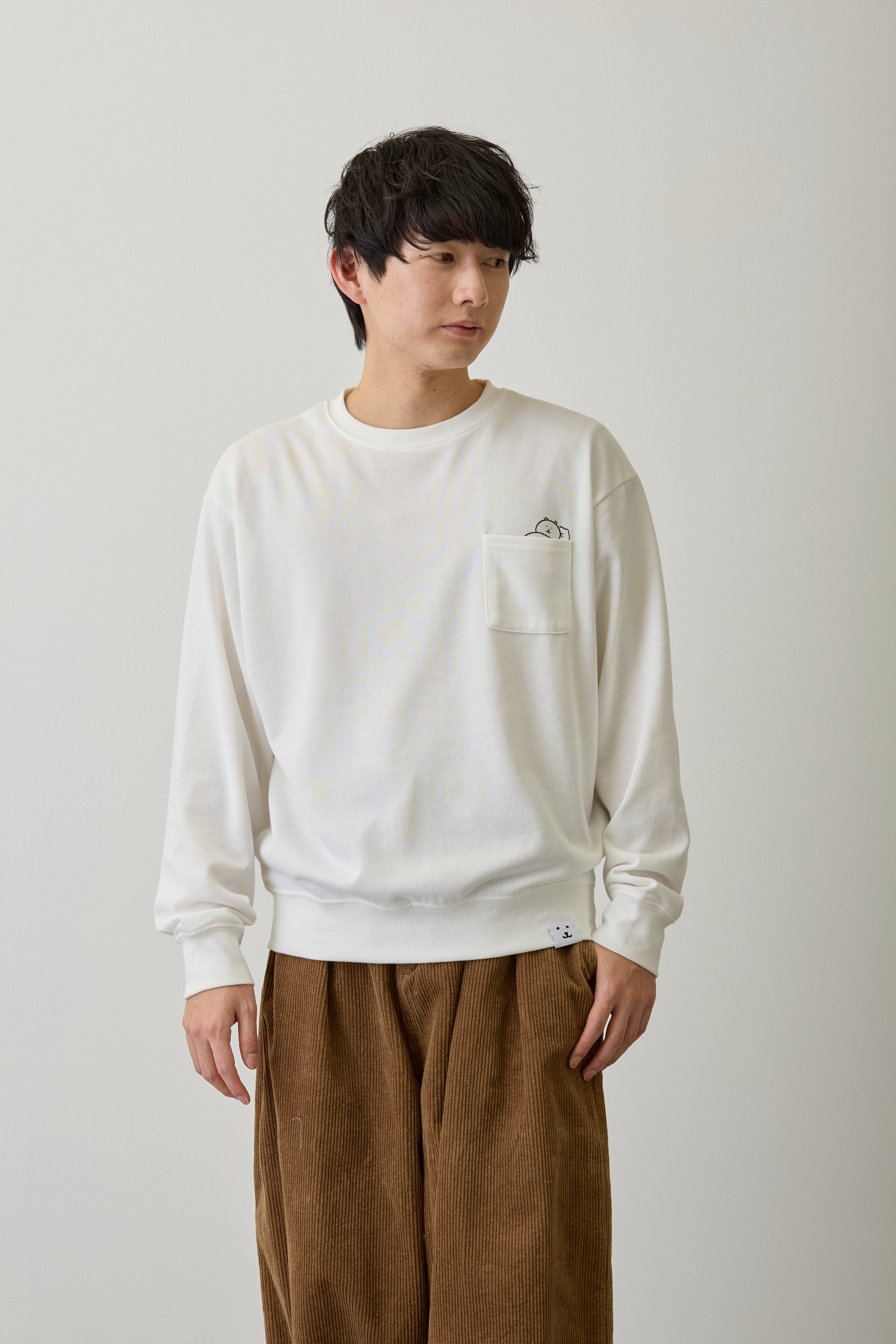 ナガノキャラクターズ スウェット 裏切るか ホワイト