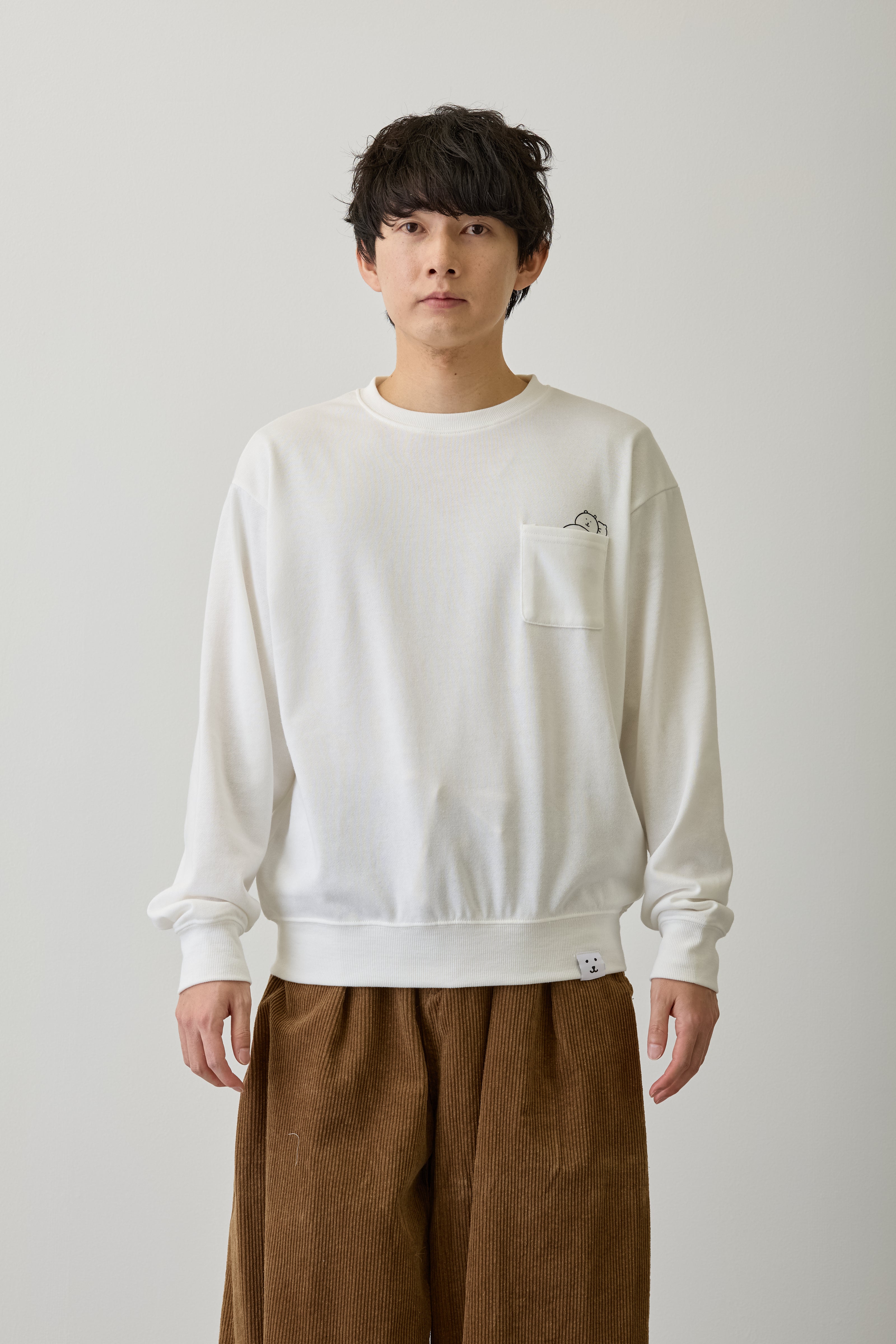 ナガノキャラクターズ スウェット 裏切るか ホワイト