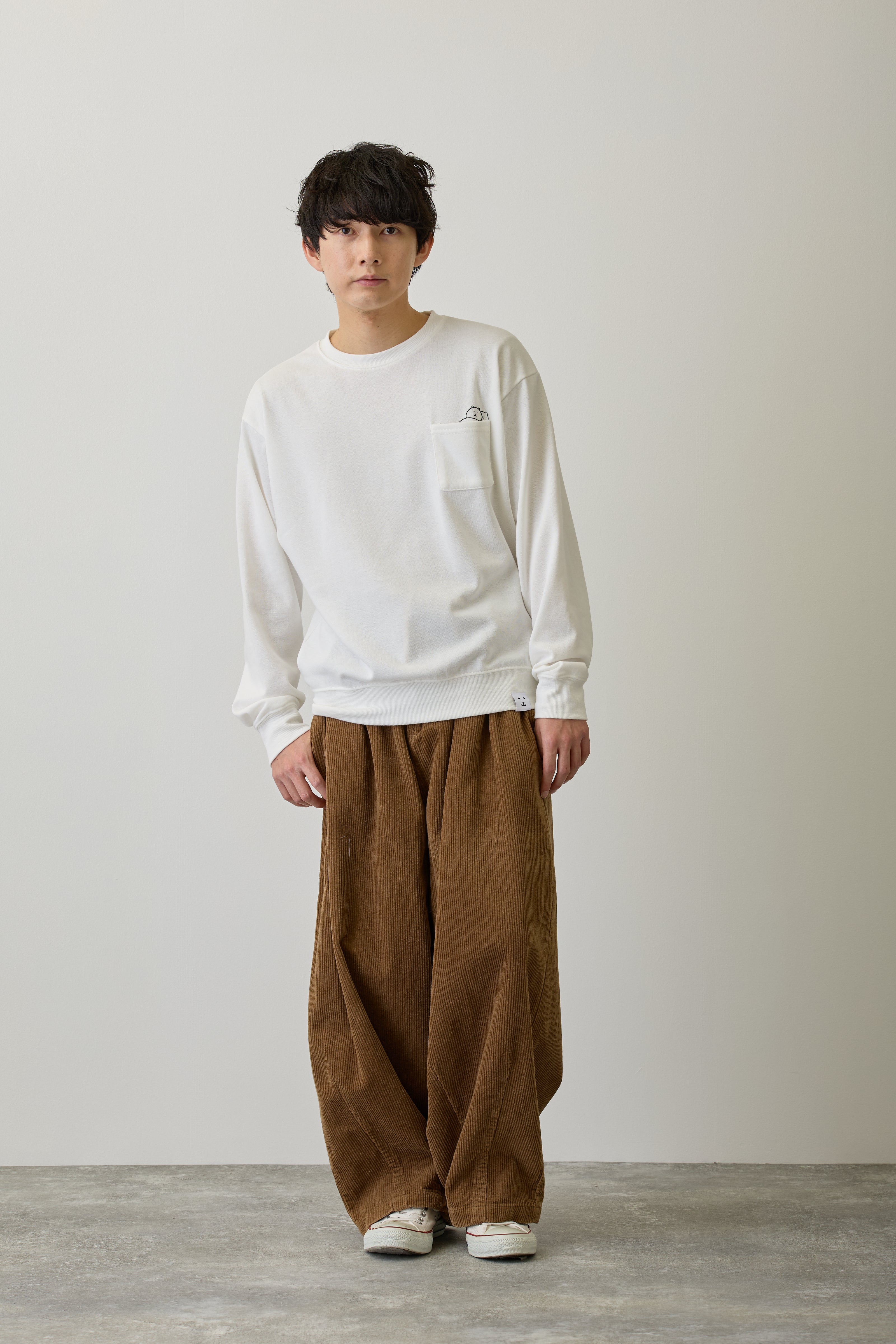 ナガノキャラクターズ スウェット 裏切るか ホワイト