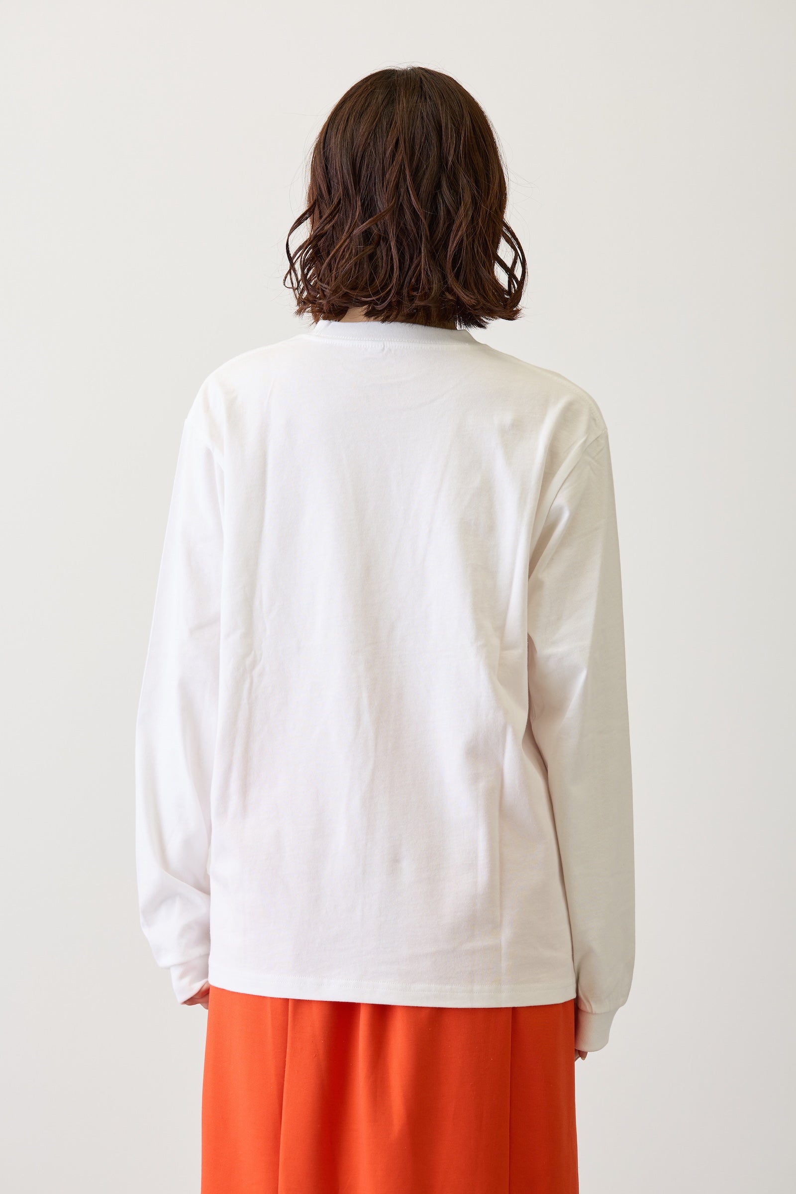 ちいかわ 長袖Tシャツ I LOVE CHIIKAWA ホワイト