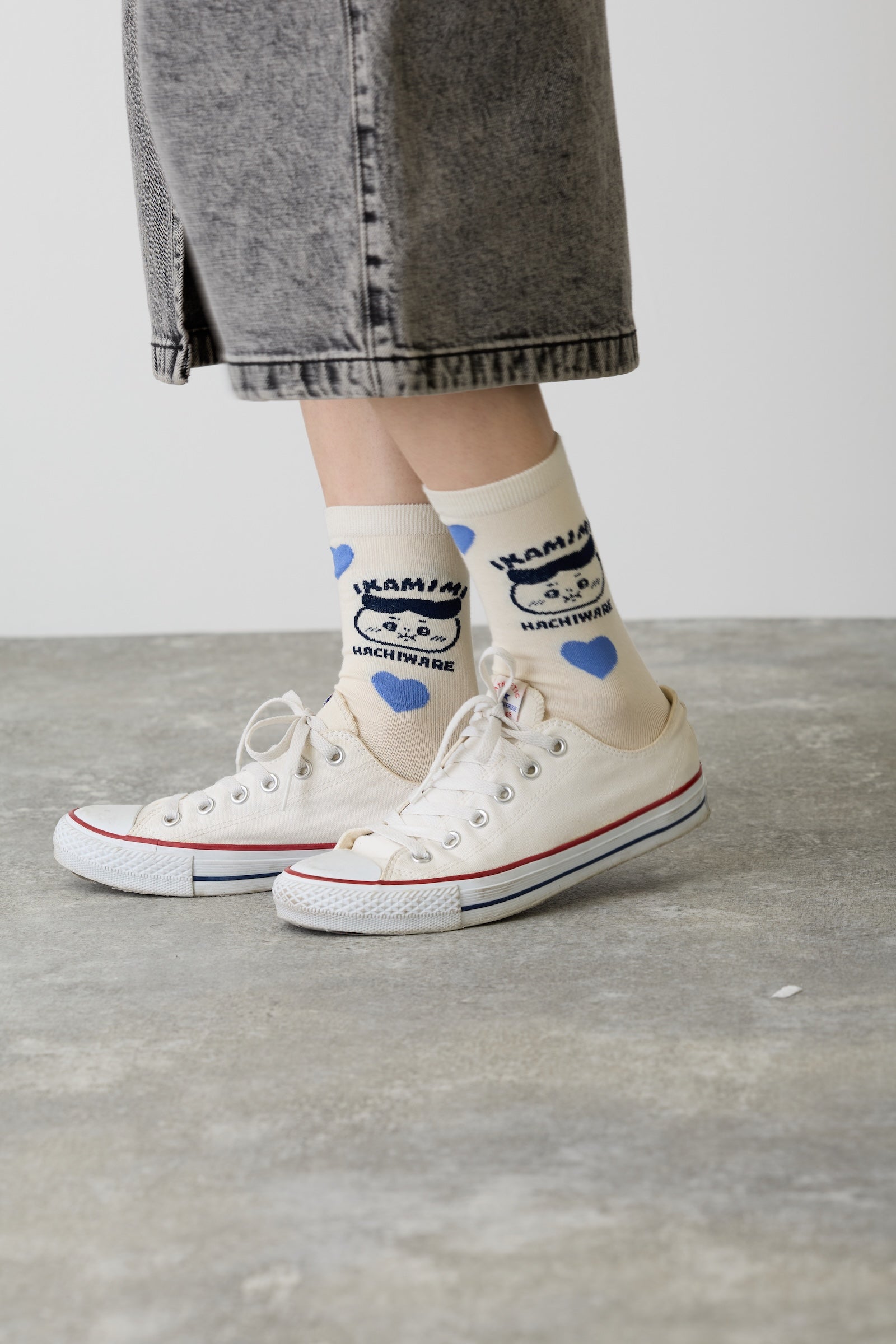 ちいかわ ソックス ハチワレシリーズ ホワイト