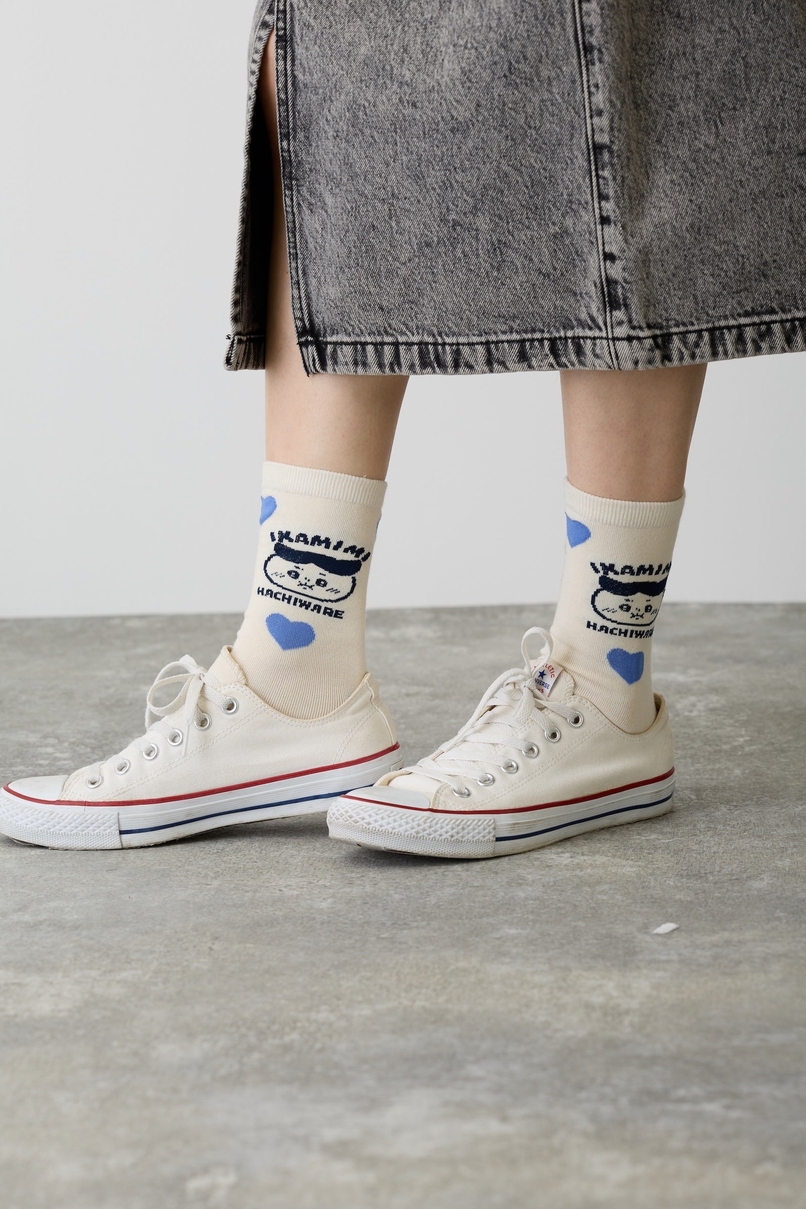 ちいかわ ソックス ハチワレシリーズ ホワイト