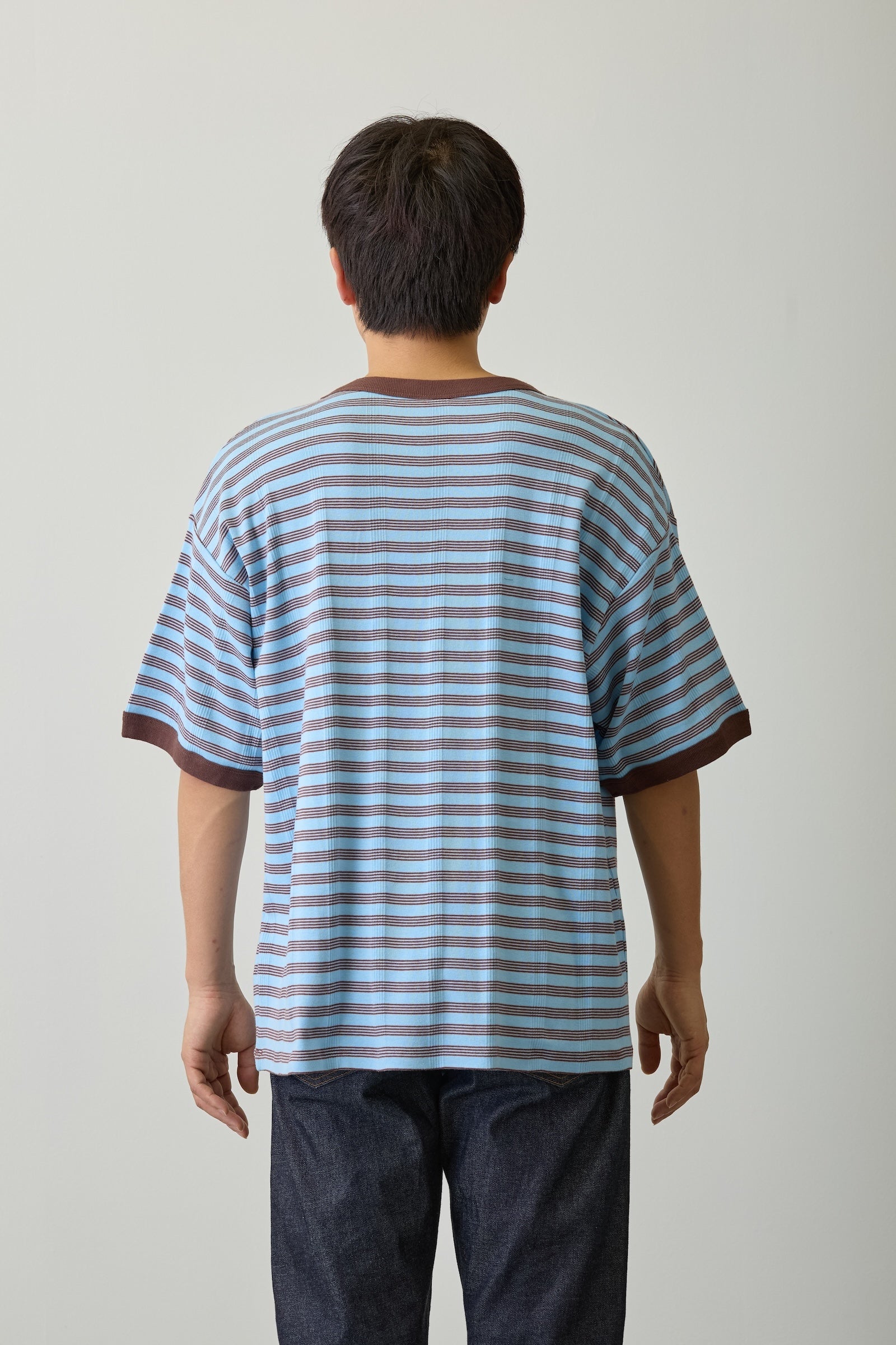 ちいかわ ビッグシルエットポケットTシャツ Robert P.Miller×Talking ハチワレ BLUEBERRY