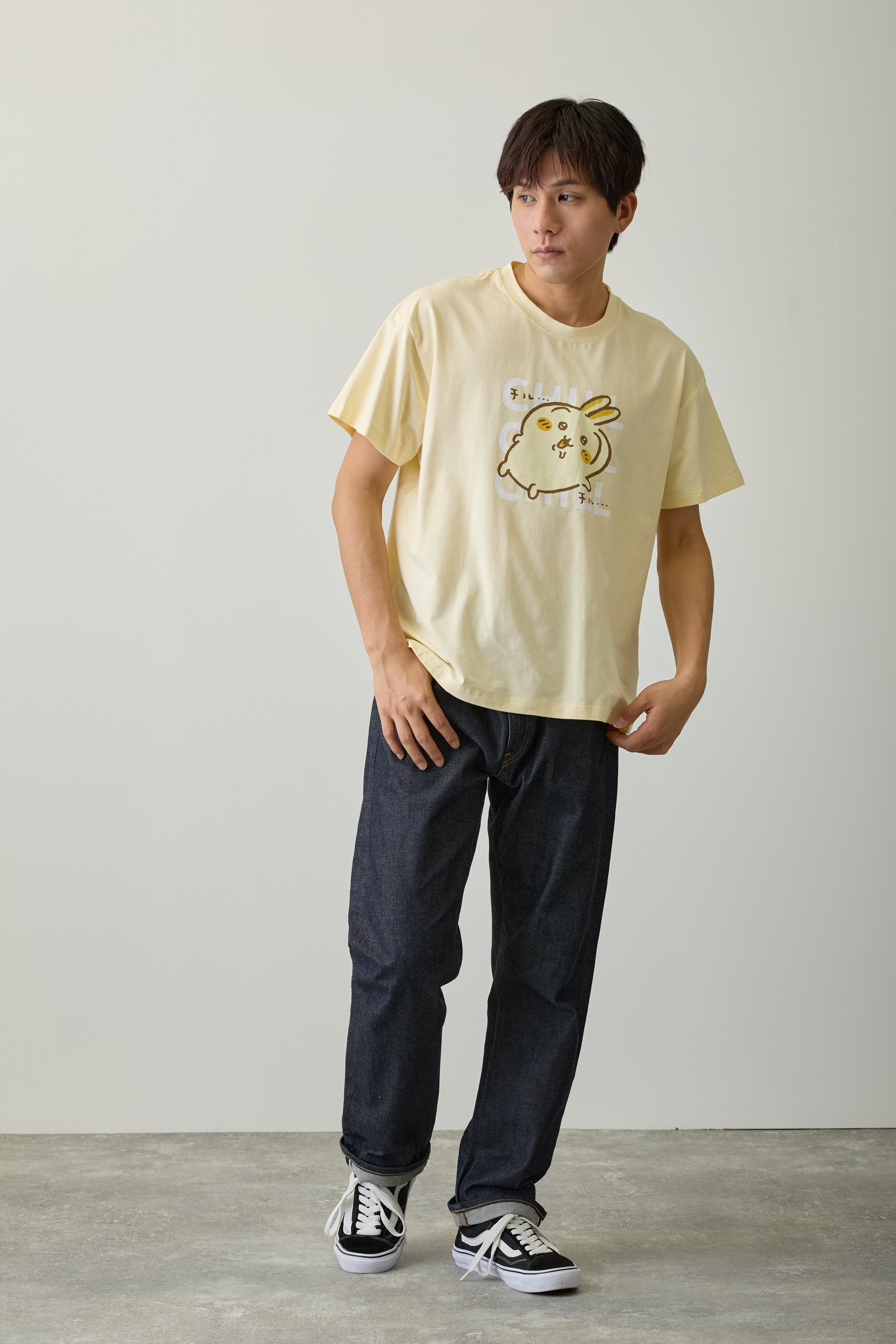 ちいかわ Tシャツ チルチルうさぎ イエロー