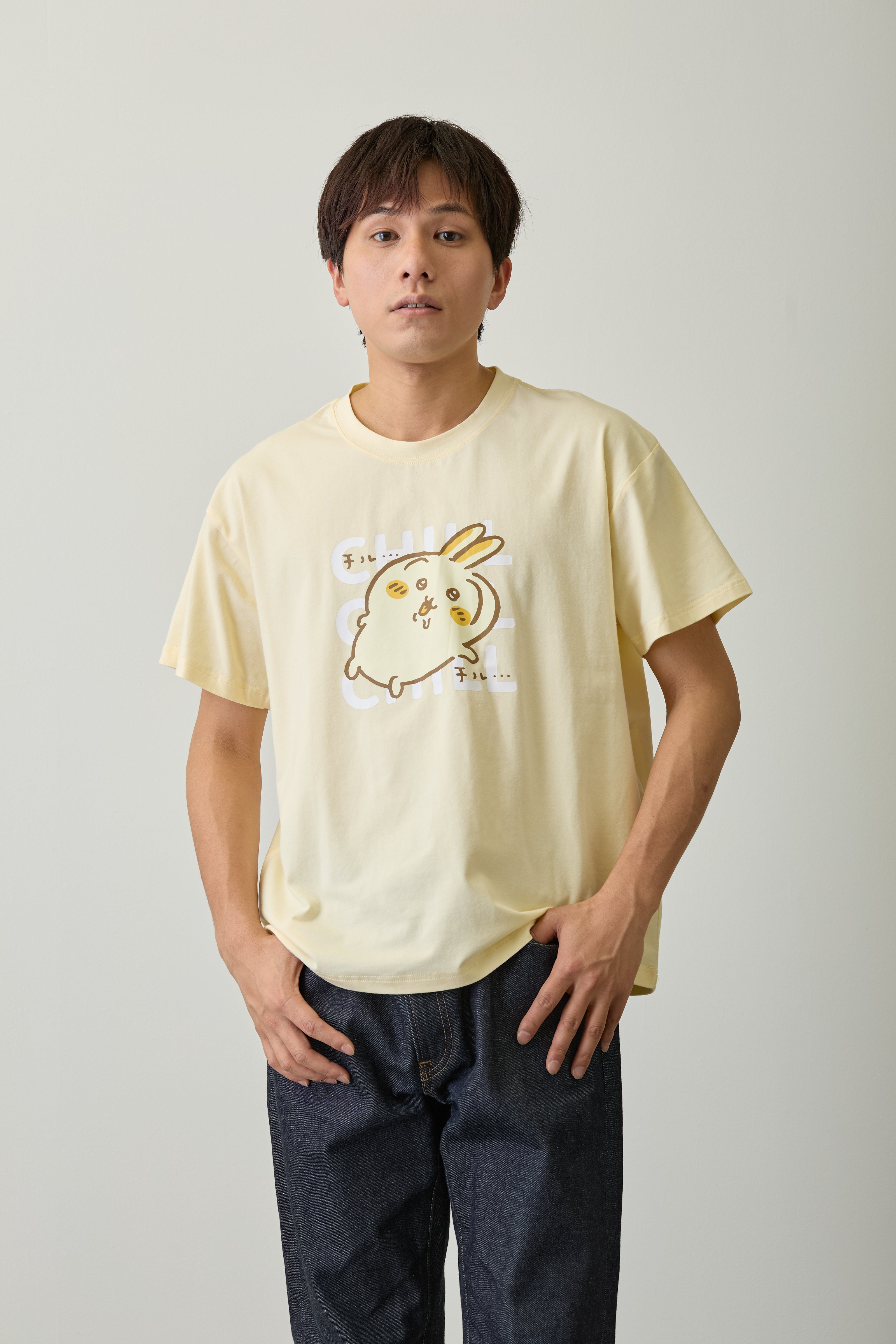 ちいかわ Tシャツ チルチルうさぎ イエロー