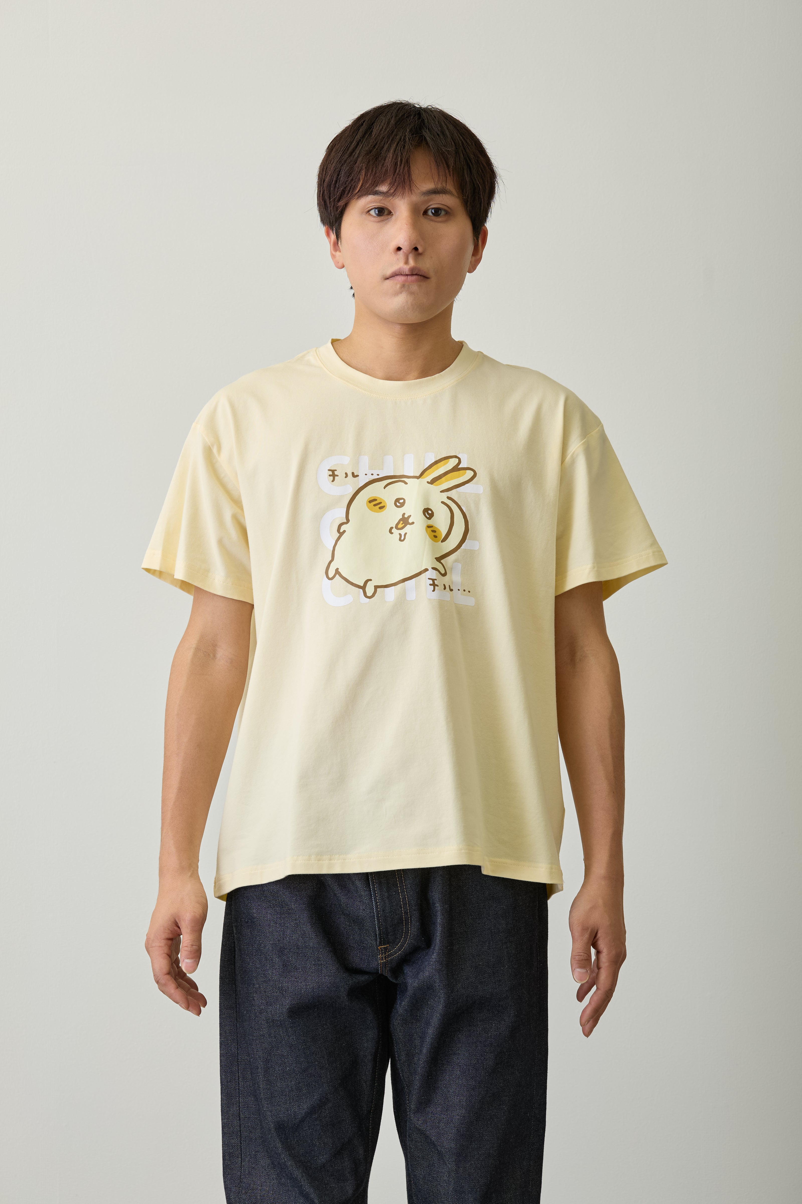 ちいかわ Tシャツ チルチルうさぎ イエロー