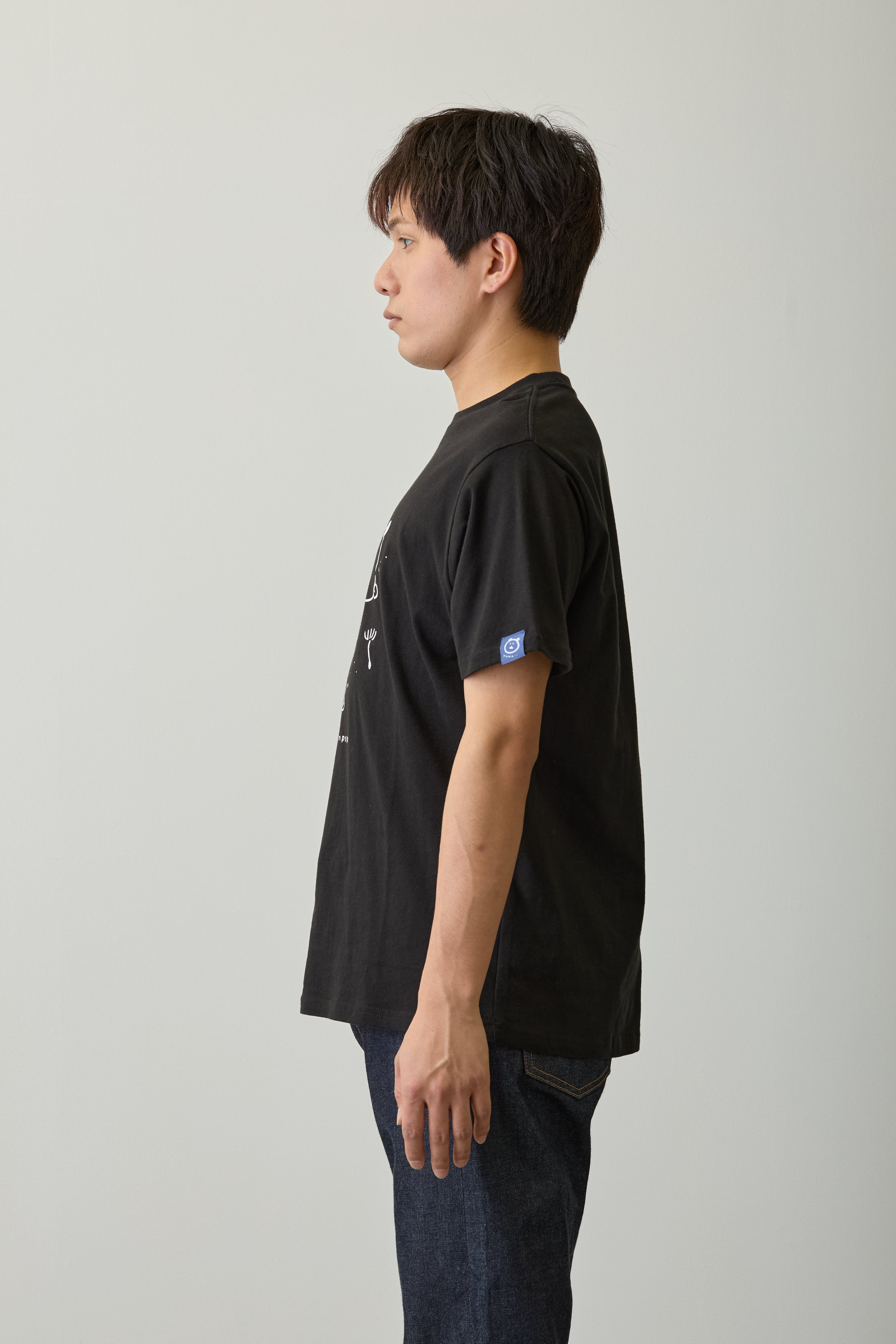 ナガノキャラクターズ Tシャツ たんぽぽ ブラック