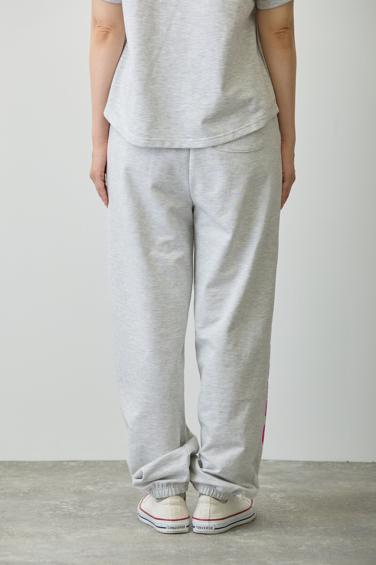 ちいかわ スウェットパンツ ピース ちいかわ 杢グレー