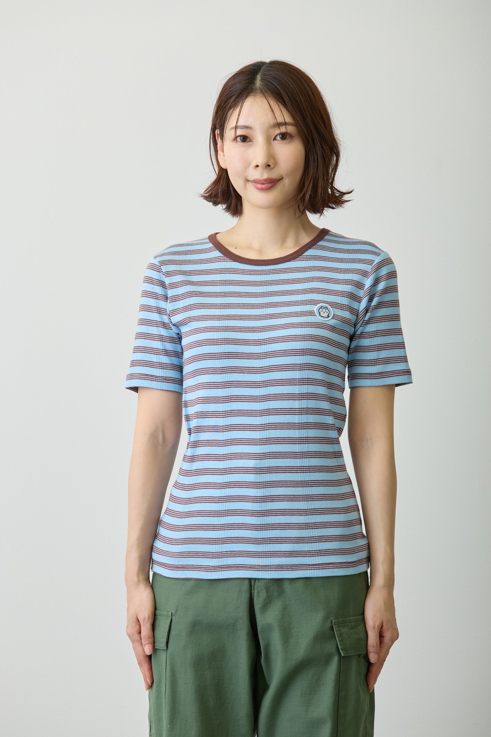 ちいかわ Tシャツ Robert P.Miller×Talking ハチワレ BLUEBERRY