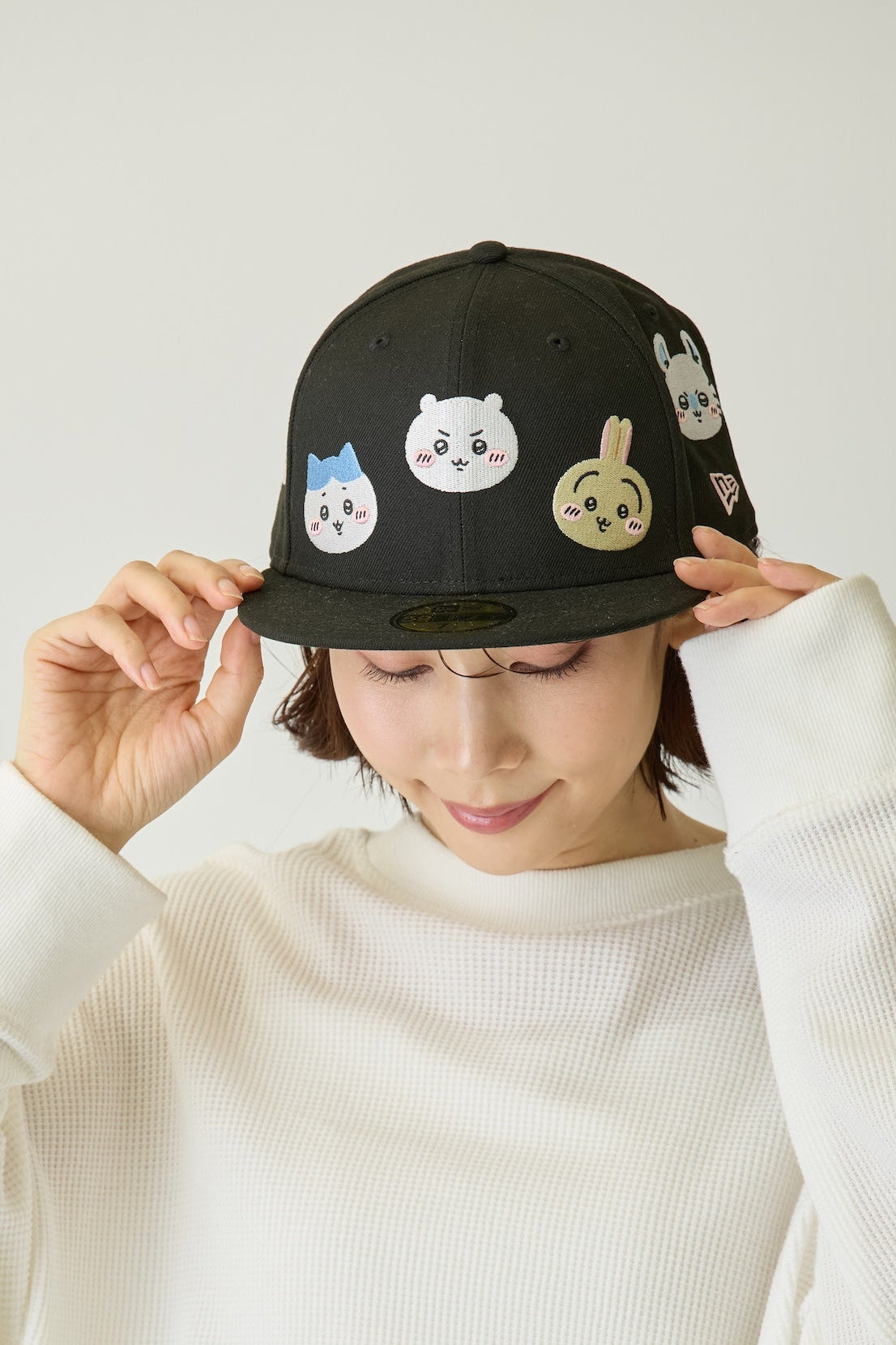 59FIFTY ちいかわ / キャラALL OVER ブラック