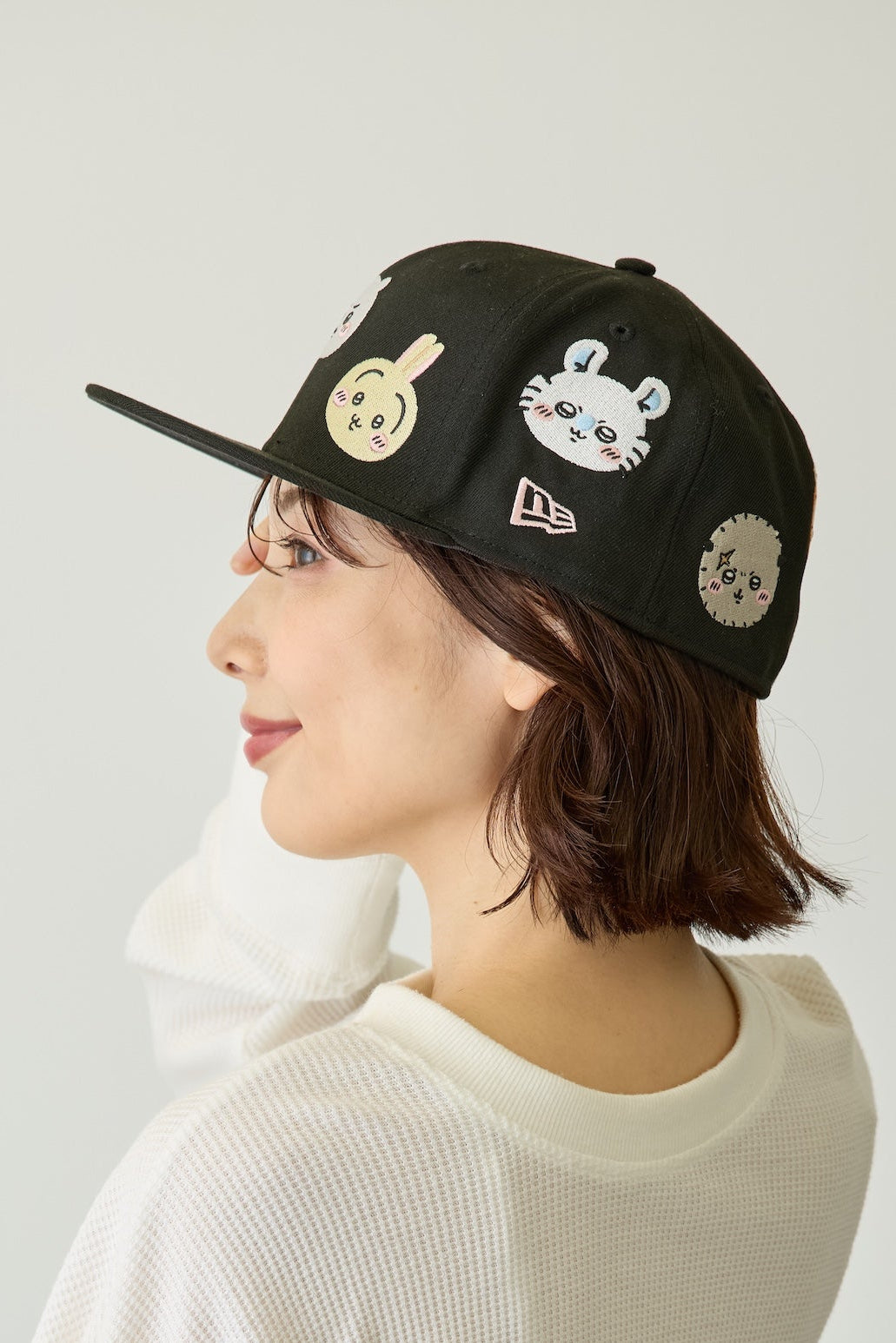 59FIFTY ちいかわ / キャラALL OVER ブラック