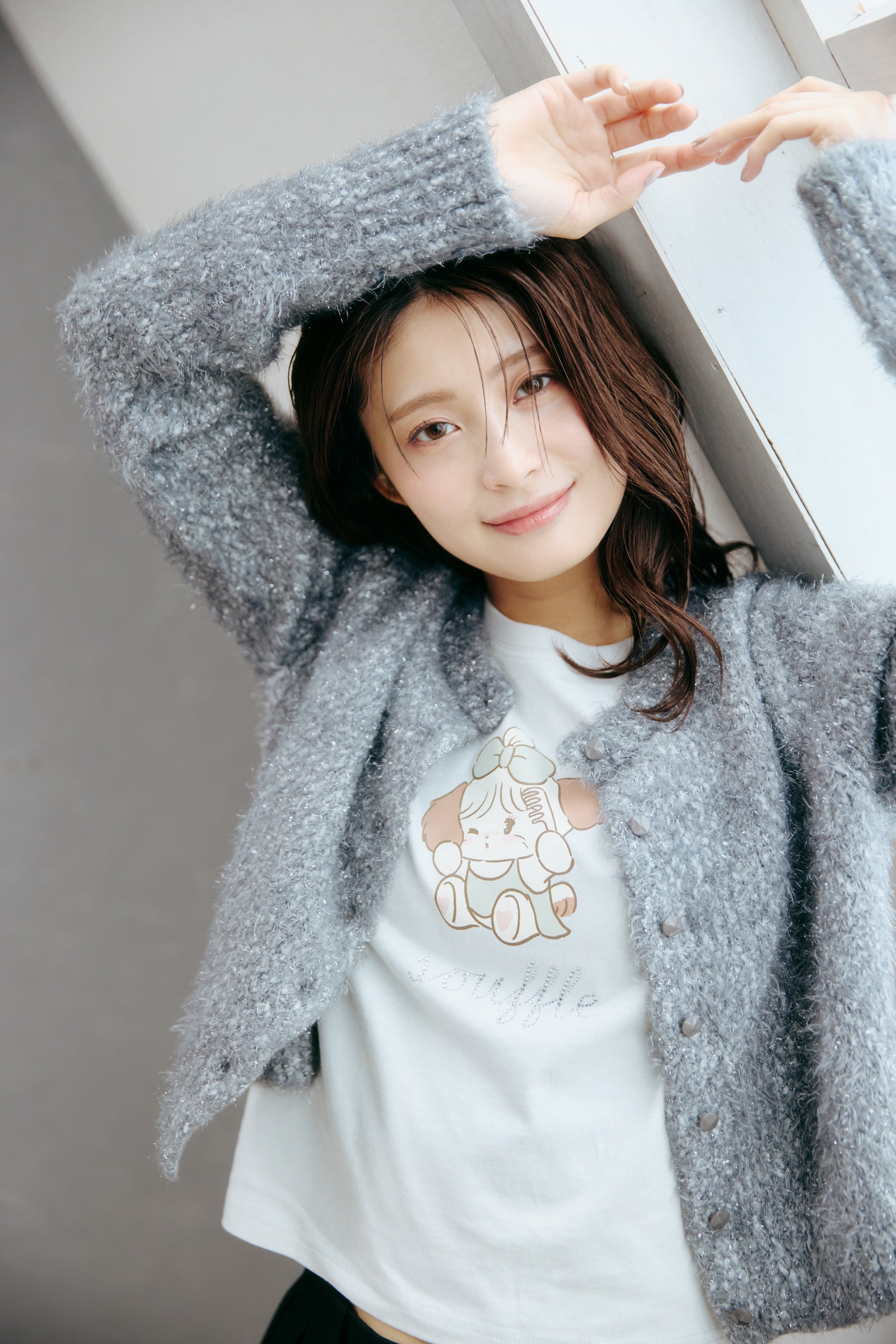 Lil ala mode Tシャツ スフレ ナチュラル