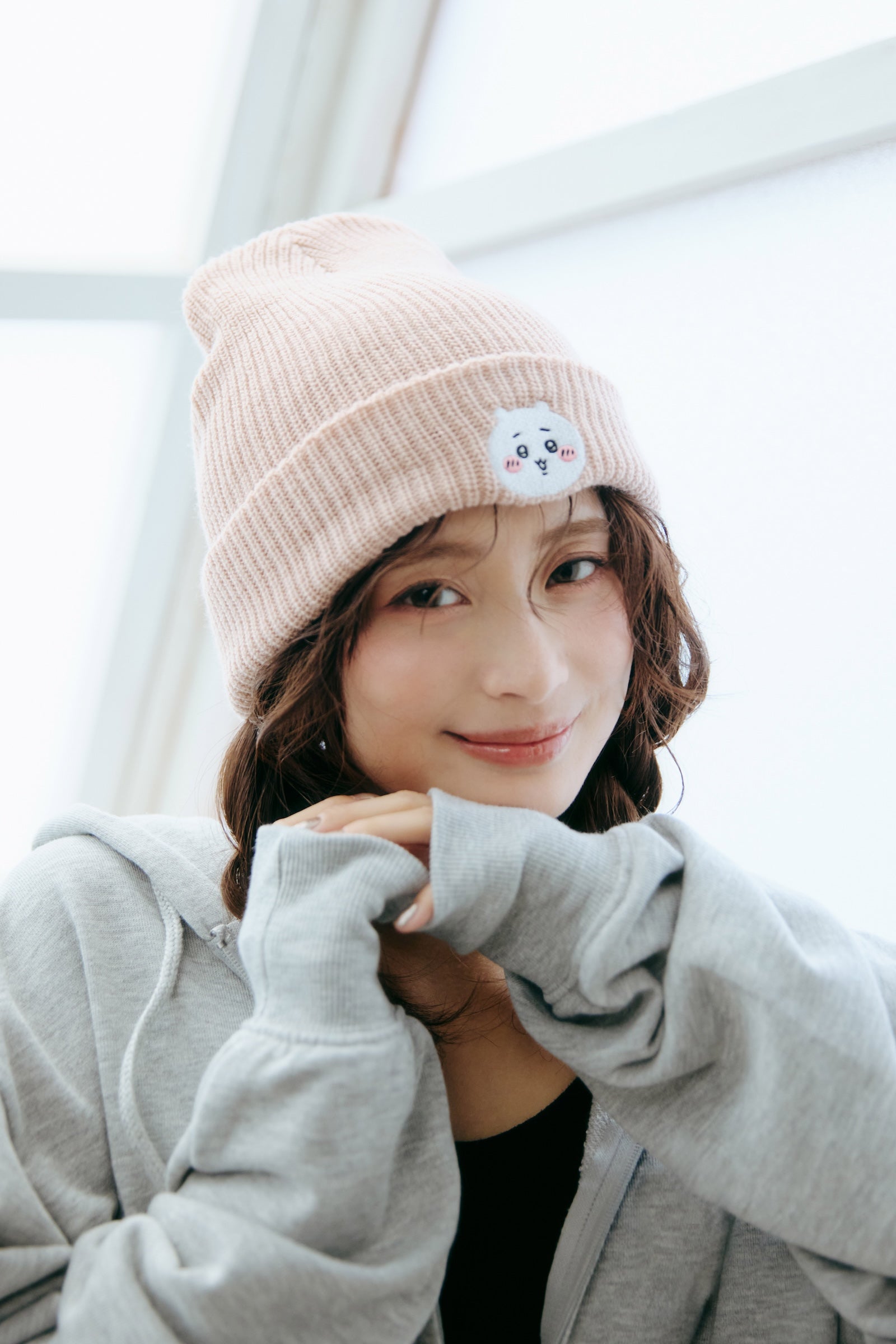 NEW ERA® SOFT CUFF KNIT ちいかわ RUSTY PINK