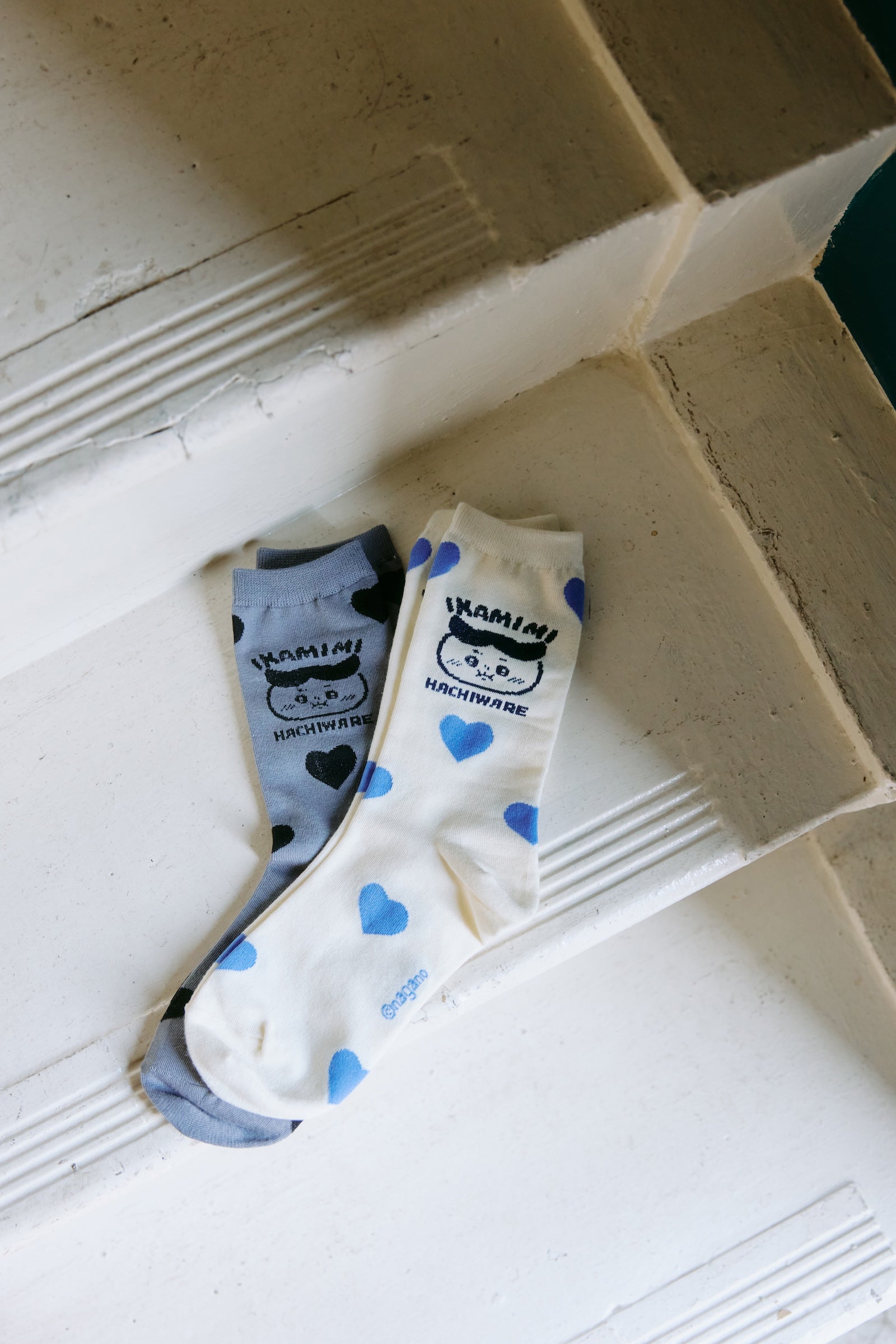 ちいかわ ソックス ハチワレシリーズ ホワイト