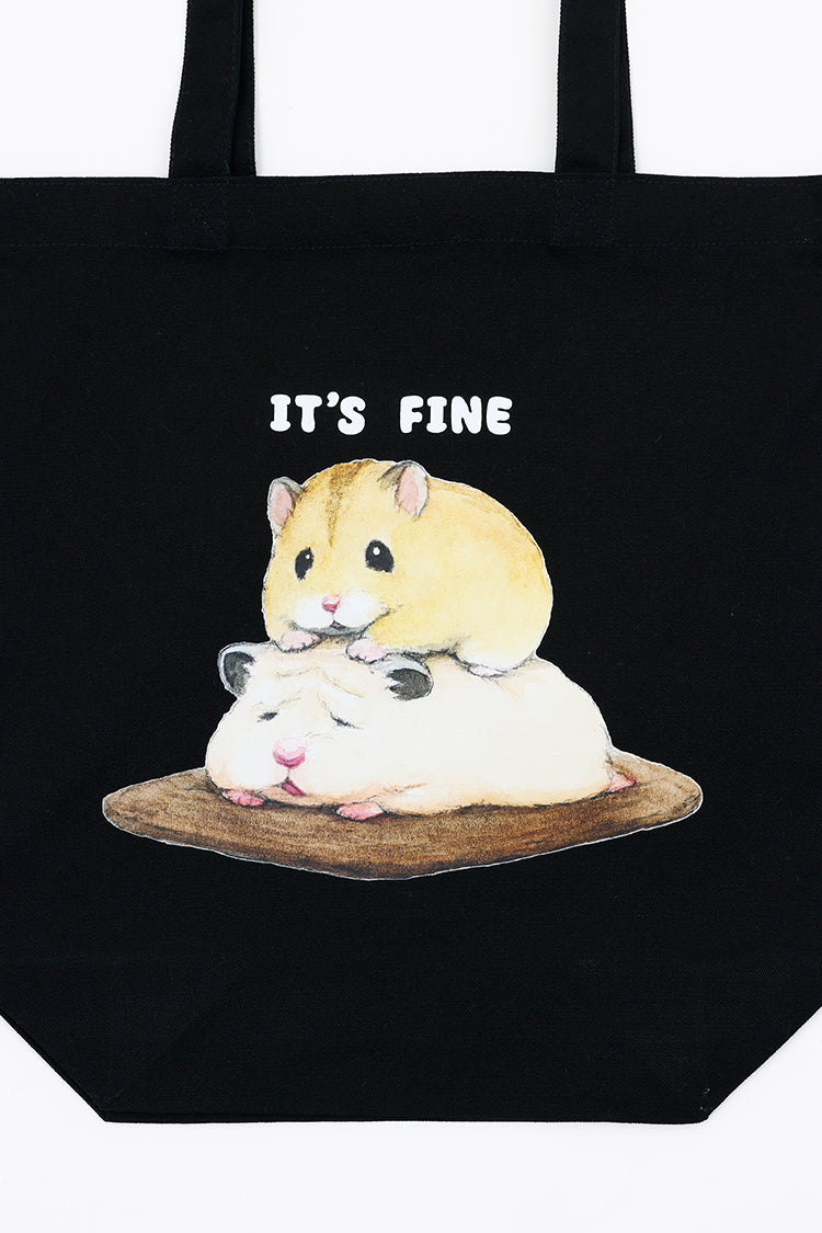 助六の日常 トートバッグ マッサージ ブラック