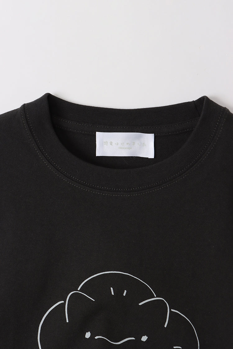 恐竜はじめました Tシャツ Hello!バブ スミ