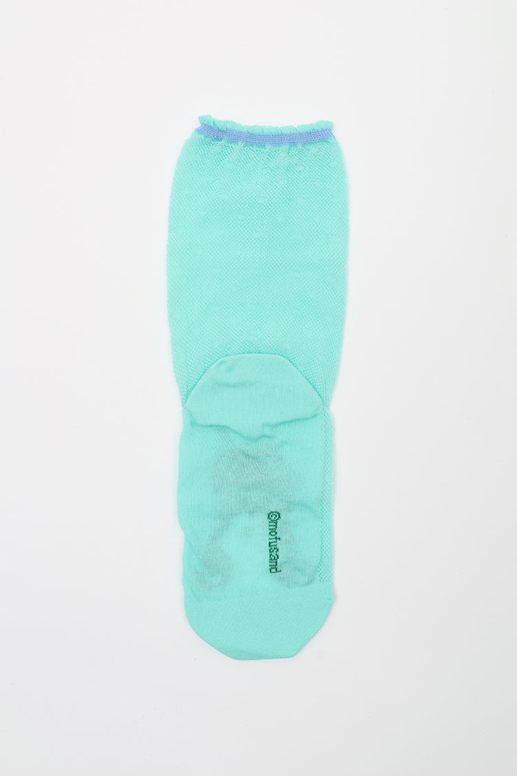 【Black Friday対象商品】mofusand クルーソックス さくらんぼ合わせ ミントグリーン 23~25cm