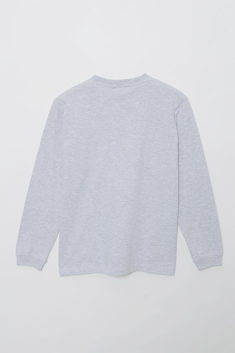 助六の日常 ロンT HAMUSUTAKE アッシュ