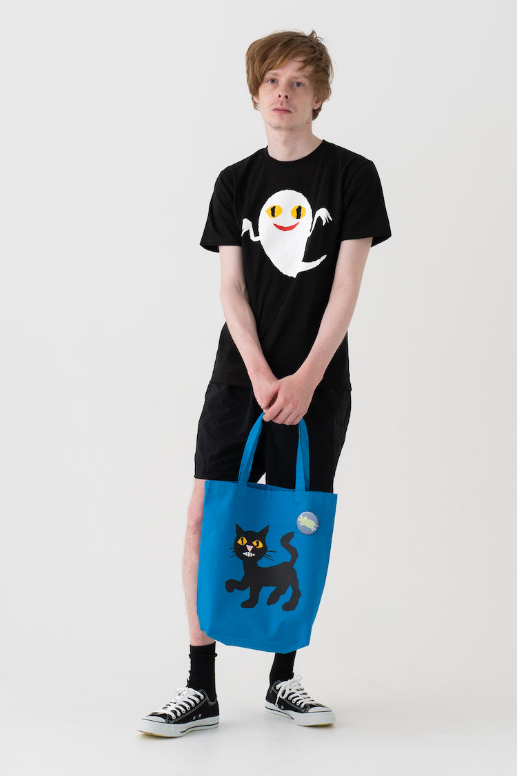 ねないこだれだ くろねこトートバッグ【SPACExせなけいこ】