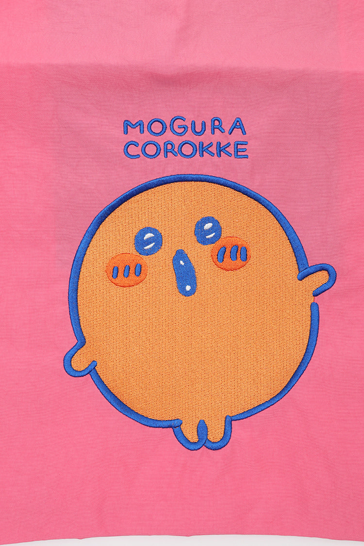 ナガノキャラクターズ 刺繍エコバック mogucoro ピンク