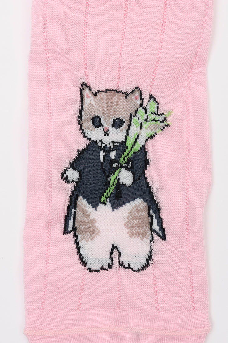 mofusand スニーカーソックス ウエディング ペールピンク 23~25cm