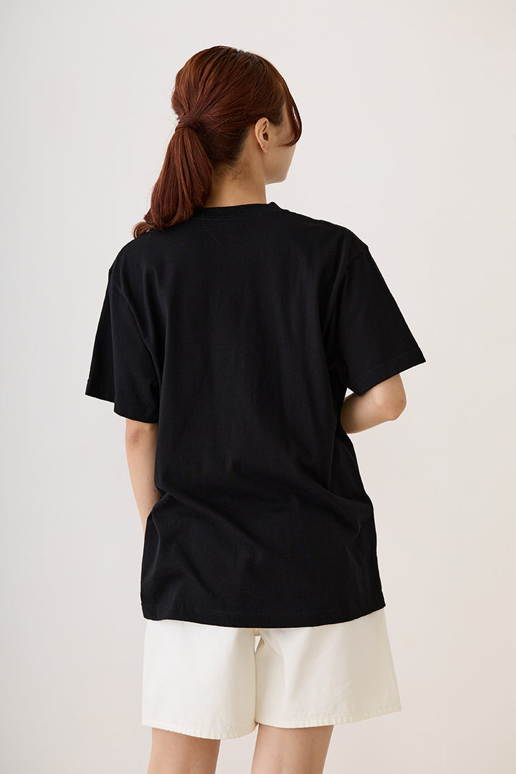 助六の日常 Tシャツ ハムスター達 ブラック