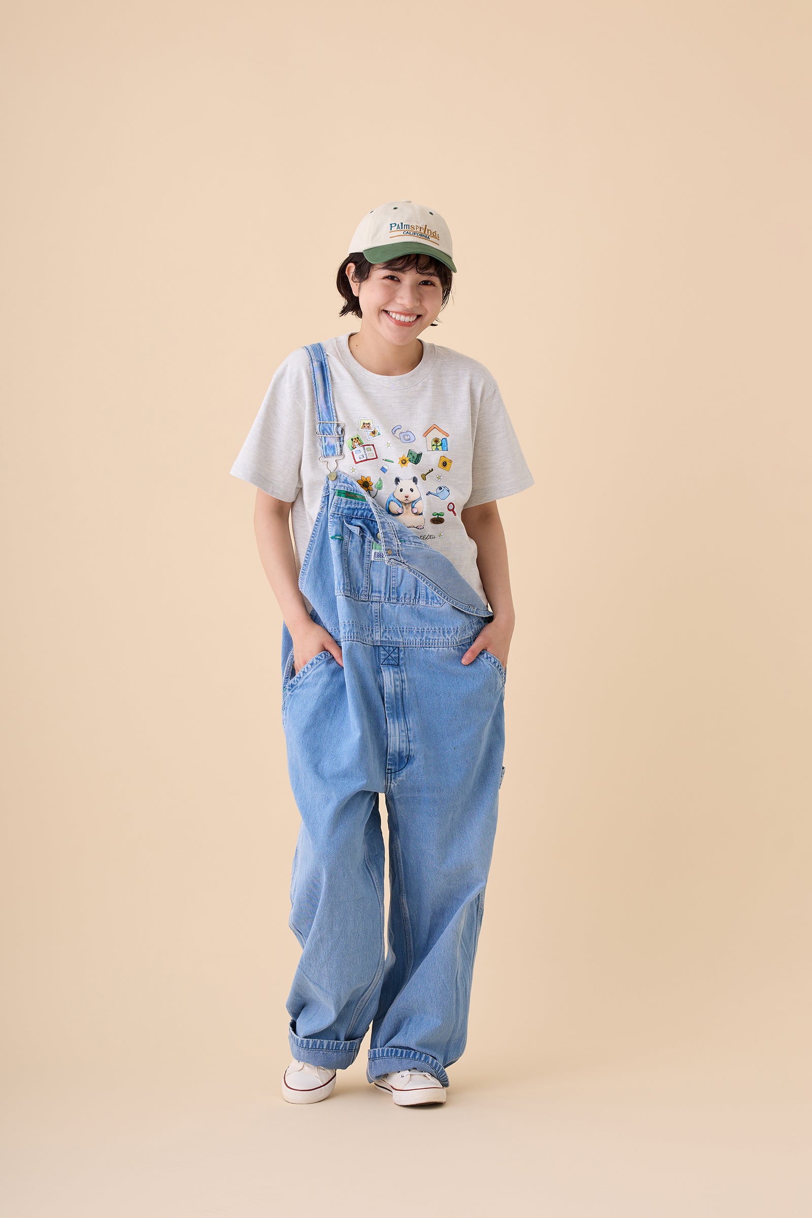 助六の日常 Tシャツ Life of Hamster SUKEROKU オートミール