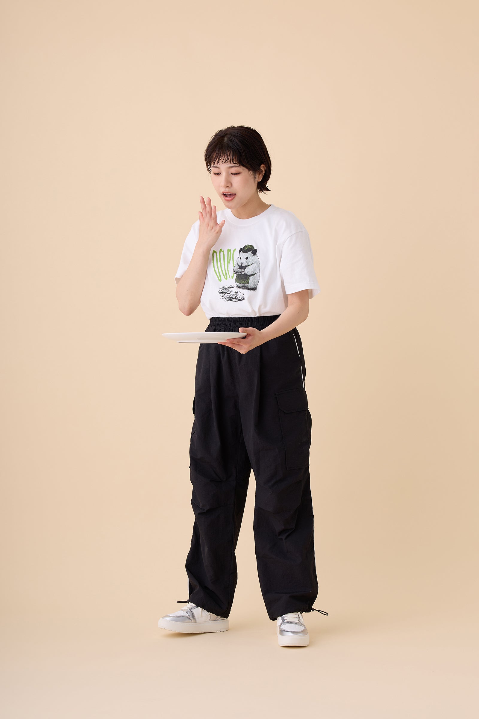 助六の日常 Tシャツ OOPS ホワイト
