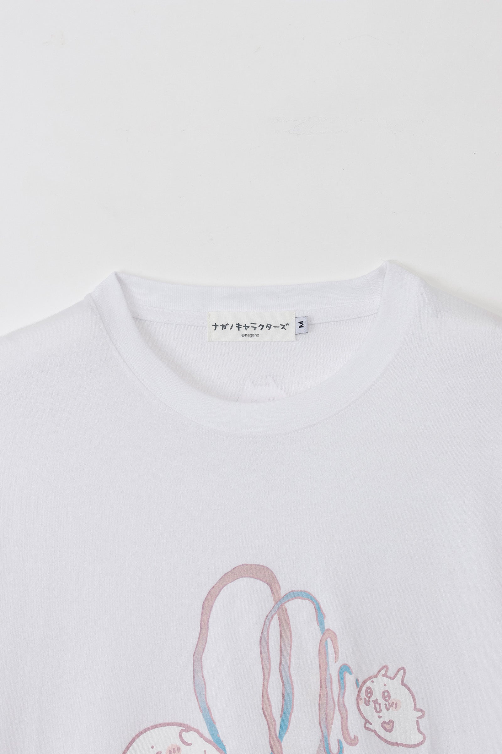 ナガノキャラクターズ Tシャツ 超音波やめて ホワイト