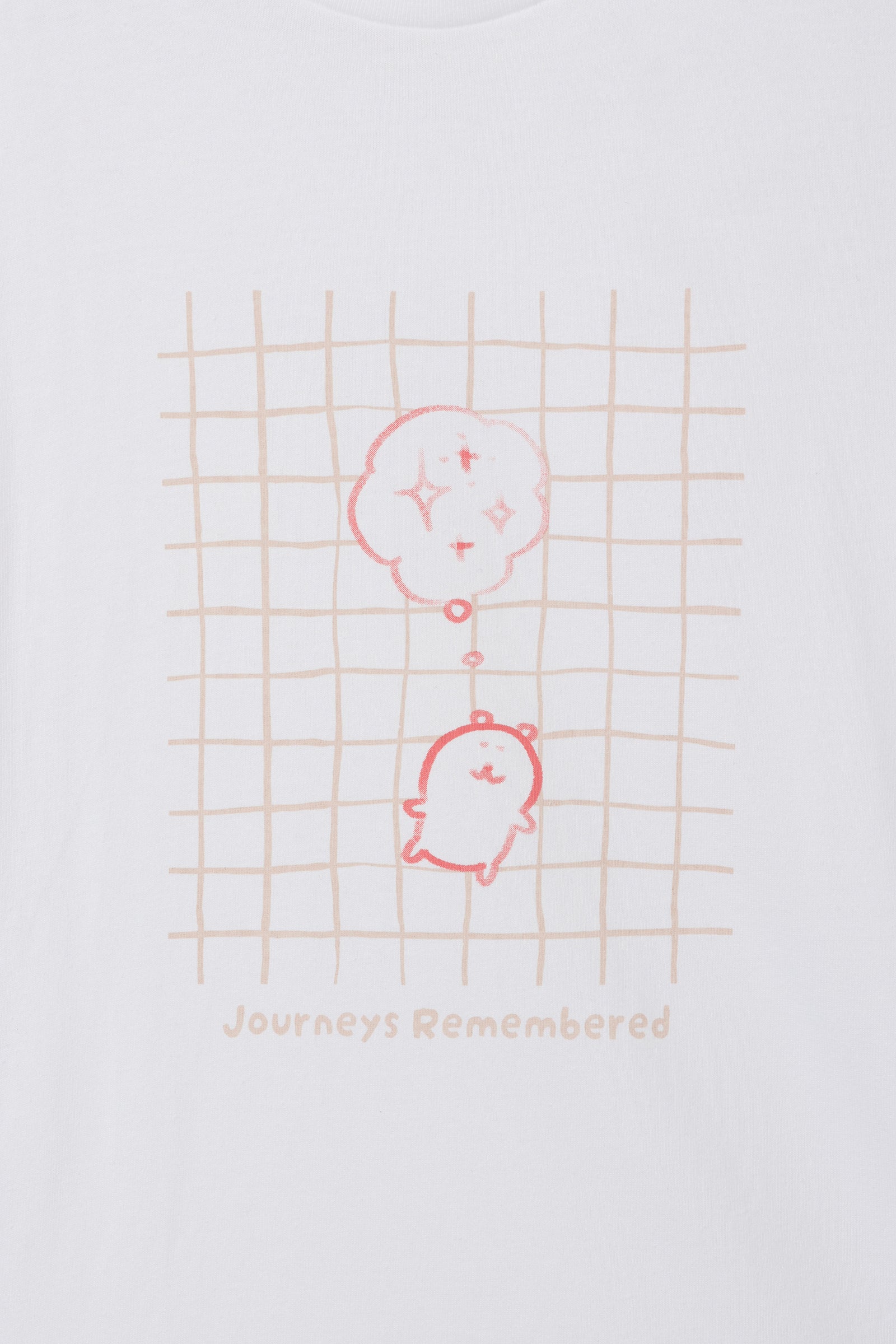 ナガノキャラクターズ 長袖Tシャツ 旅の記憶 ホワイト