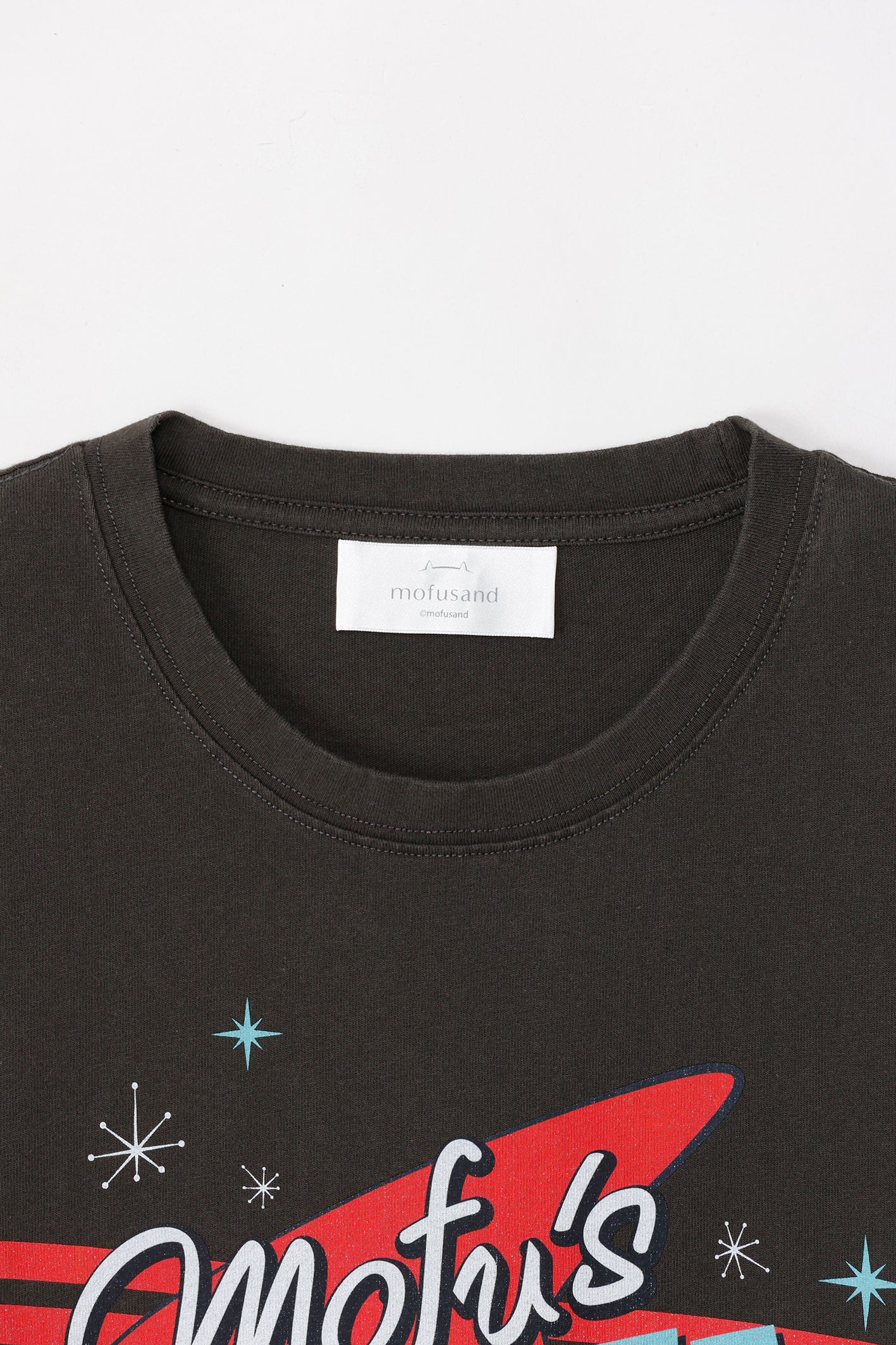 mofusand Tシャツ ダイナー mofu's DINER スミ
