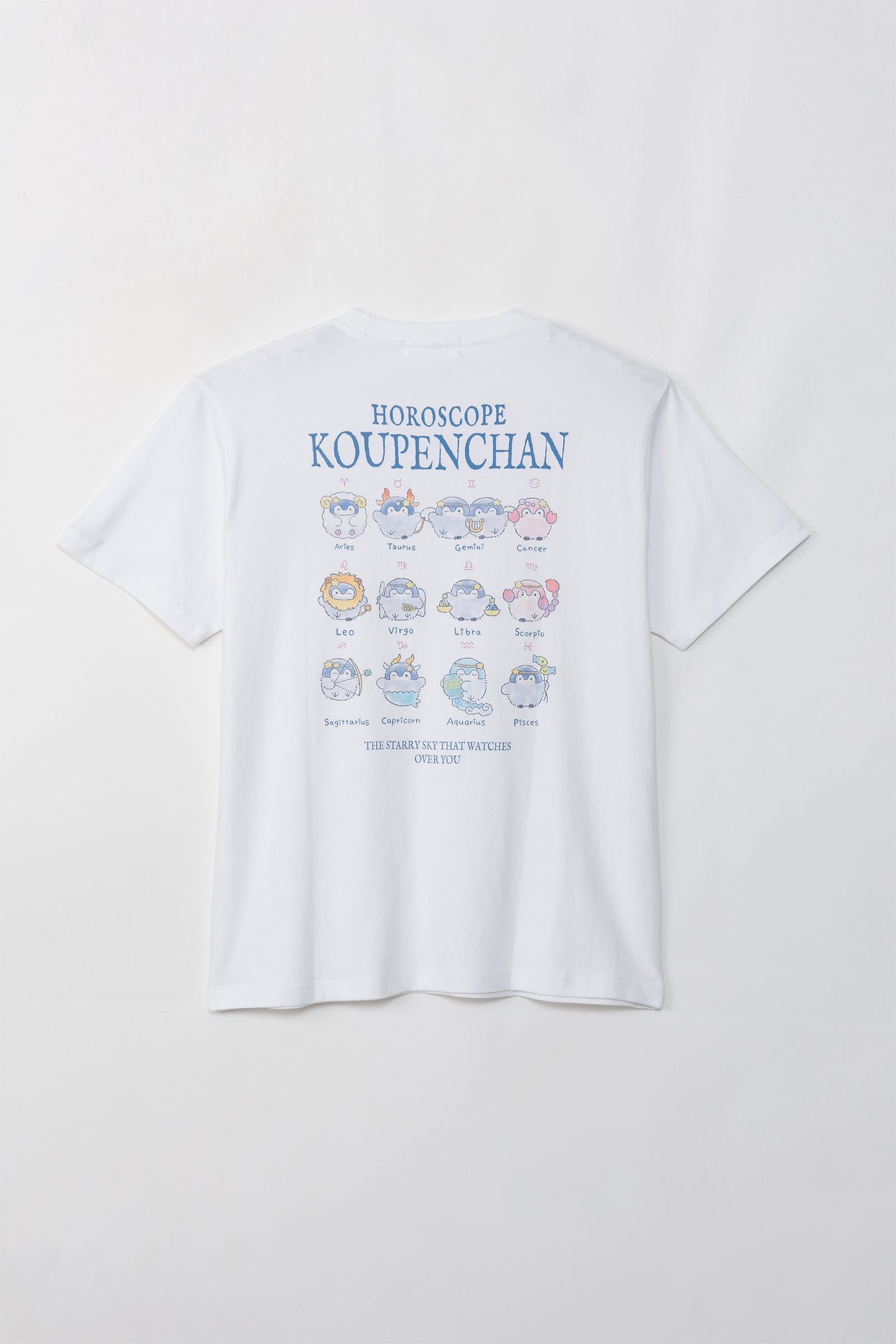コウペンちゃん Tシャツ 十二星座 ホワイト