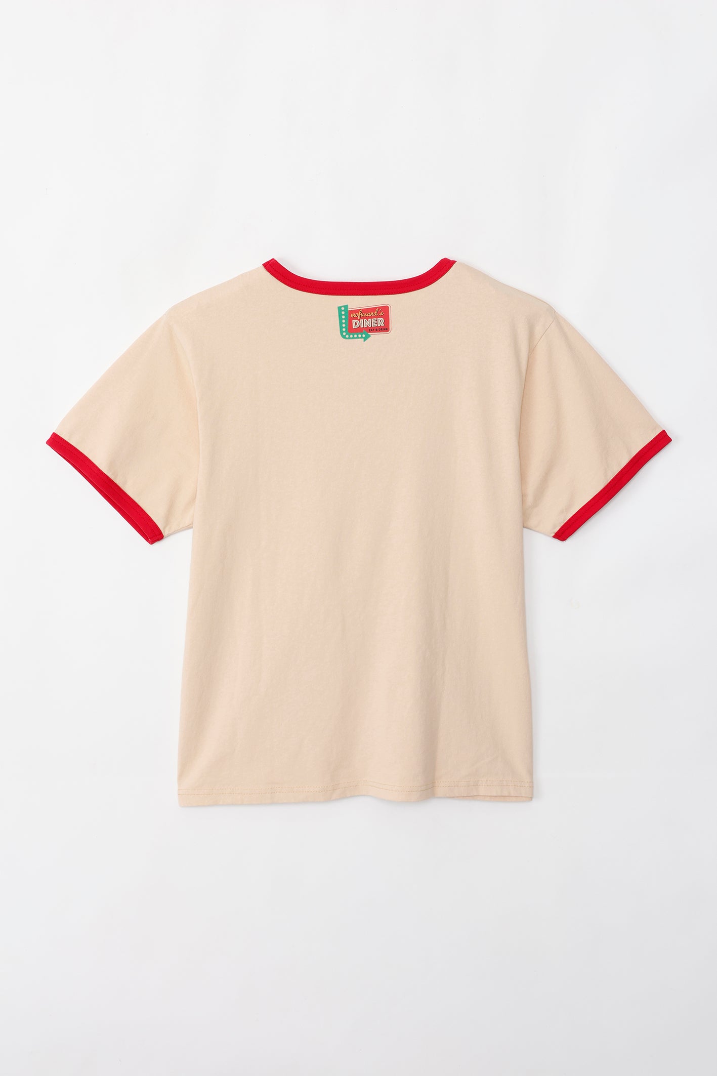 mofusand Tシャツ ダイナー NYANBURGERS ブラウン