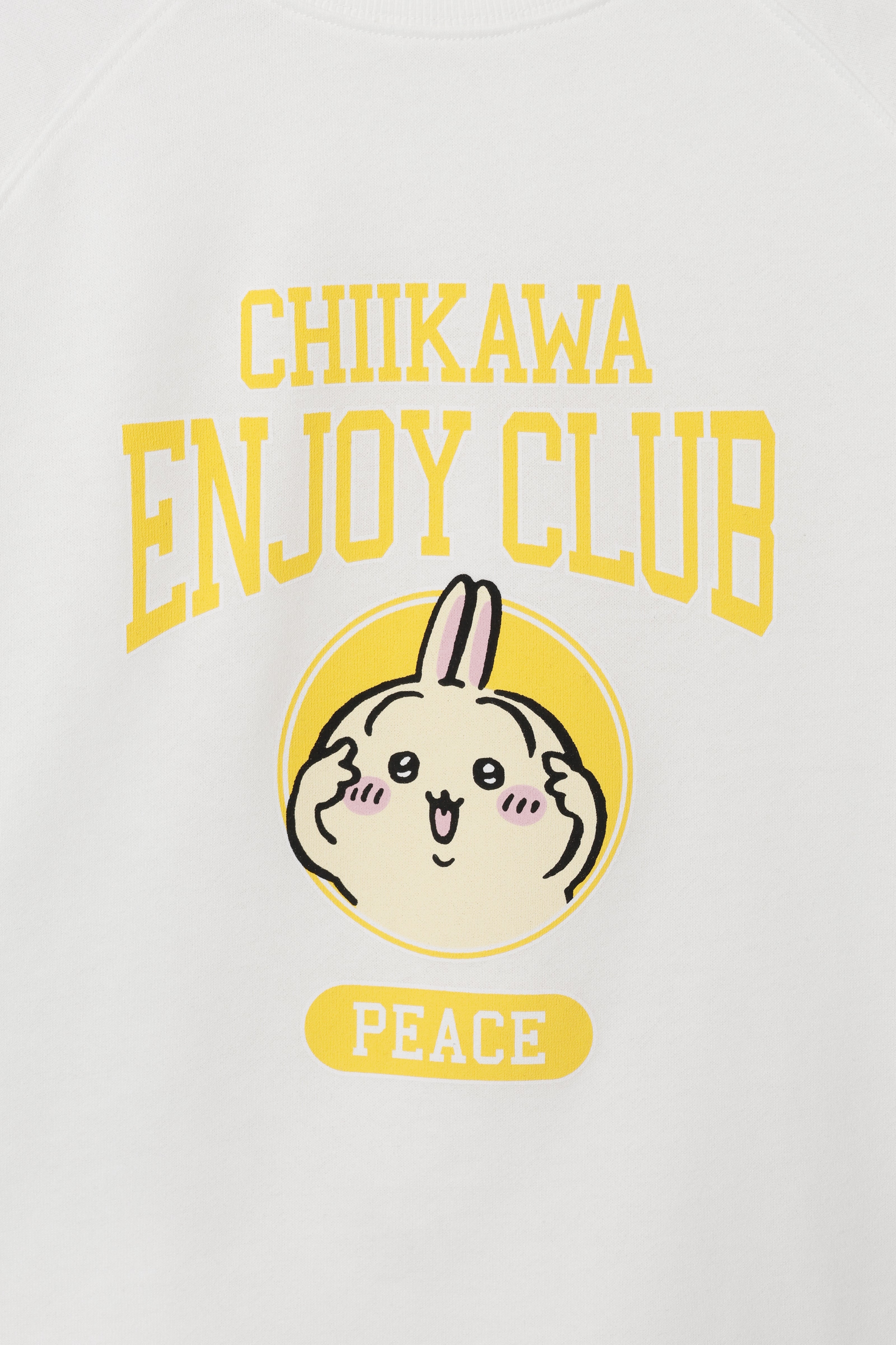 ちいかわ Tシャツ ピース うさぎ ホワイト