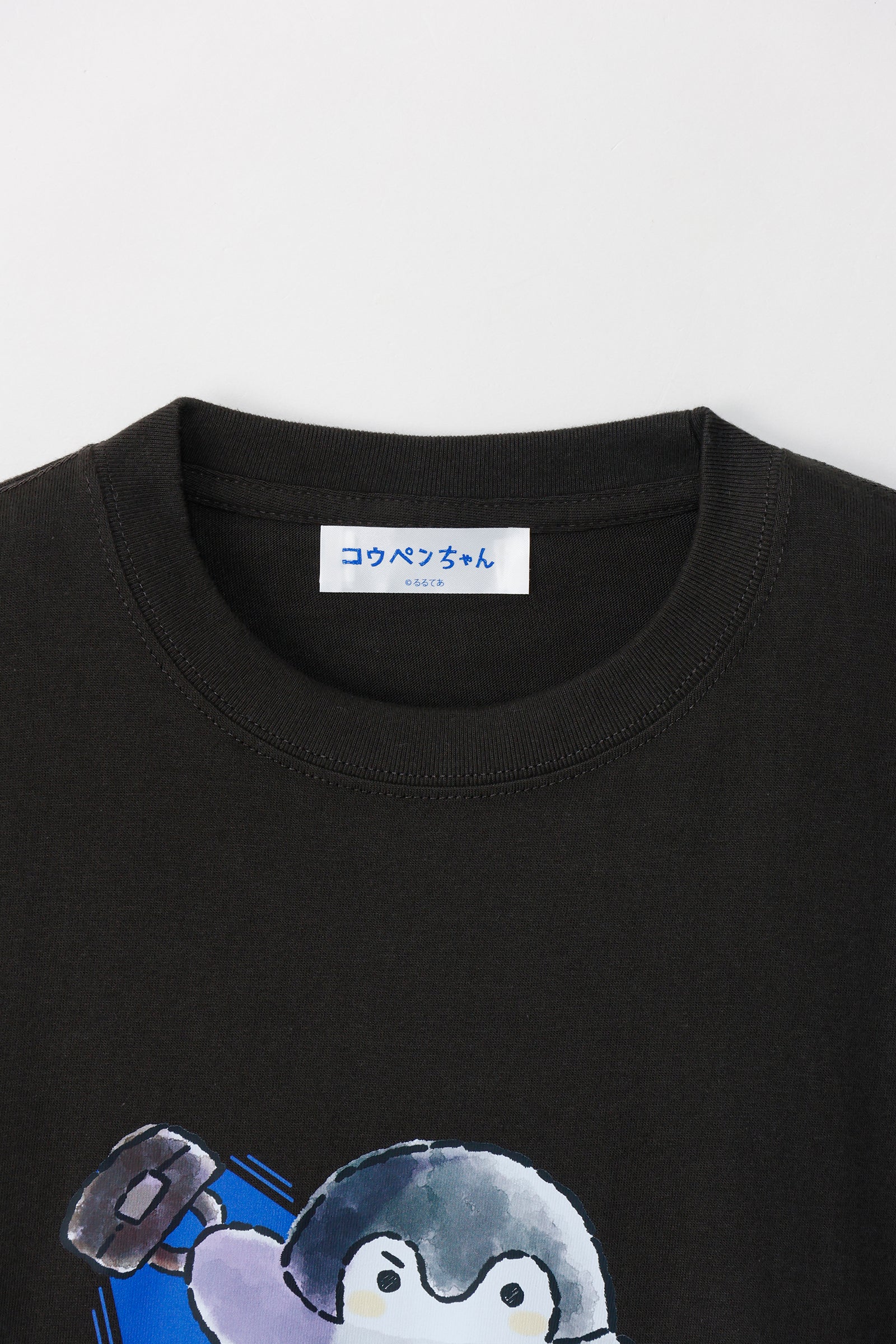 コウペンちゃん Tシャツ CLOK OUT スミ