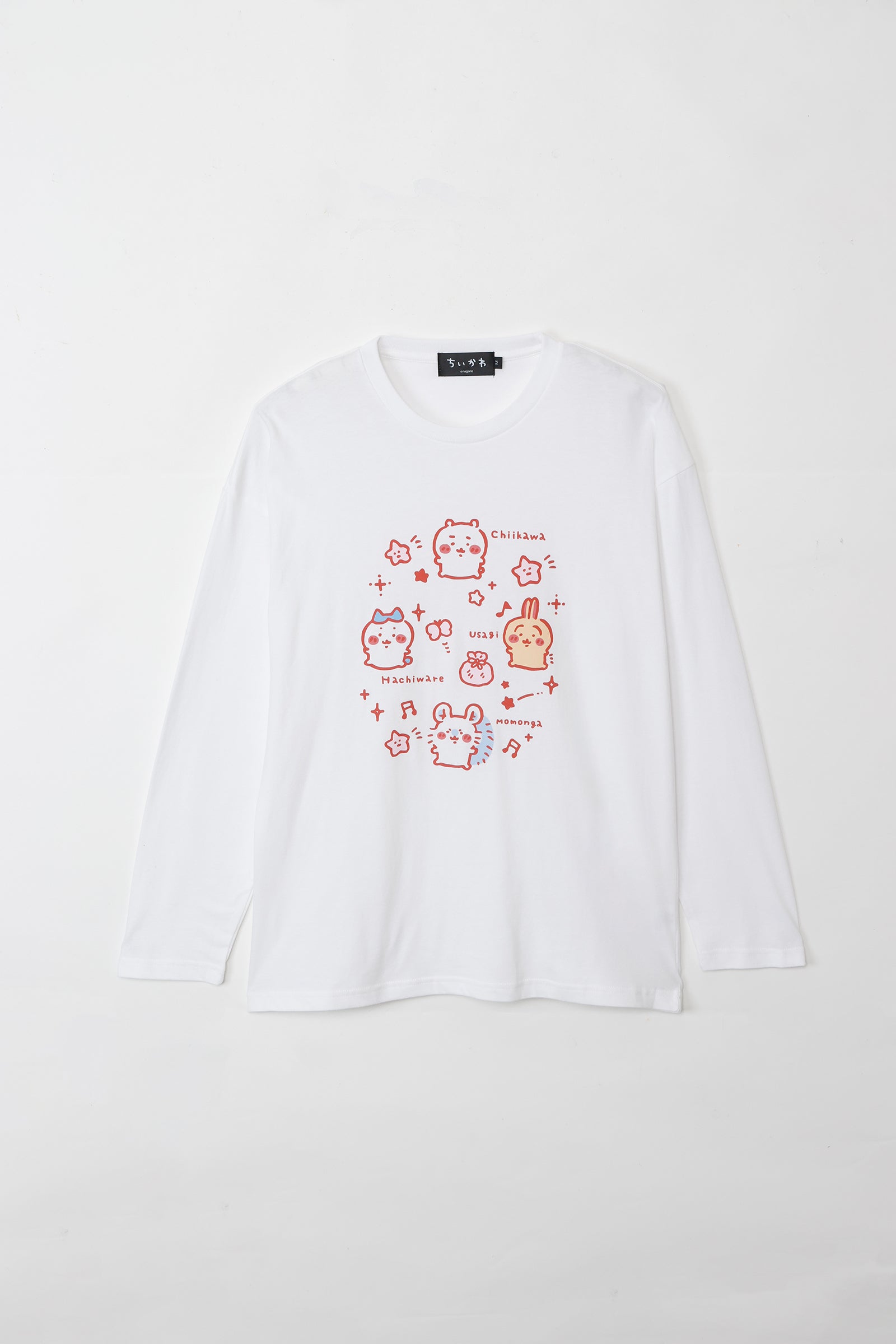 ちいかわ 長袖Tシャツ 小さいの ホワイト