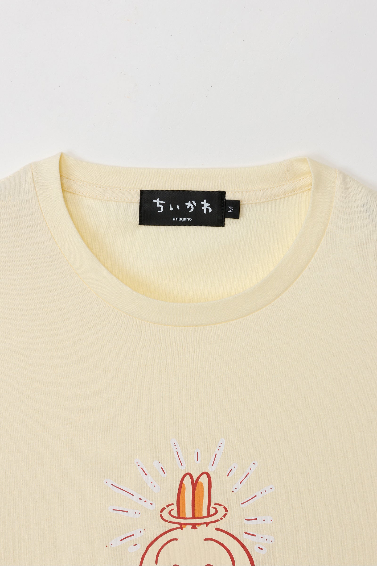 ちいかわ 長袖Tシャツ ドーナッツ イエローベージュ