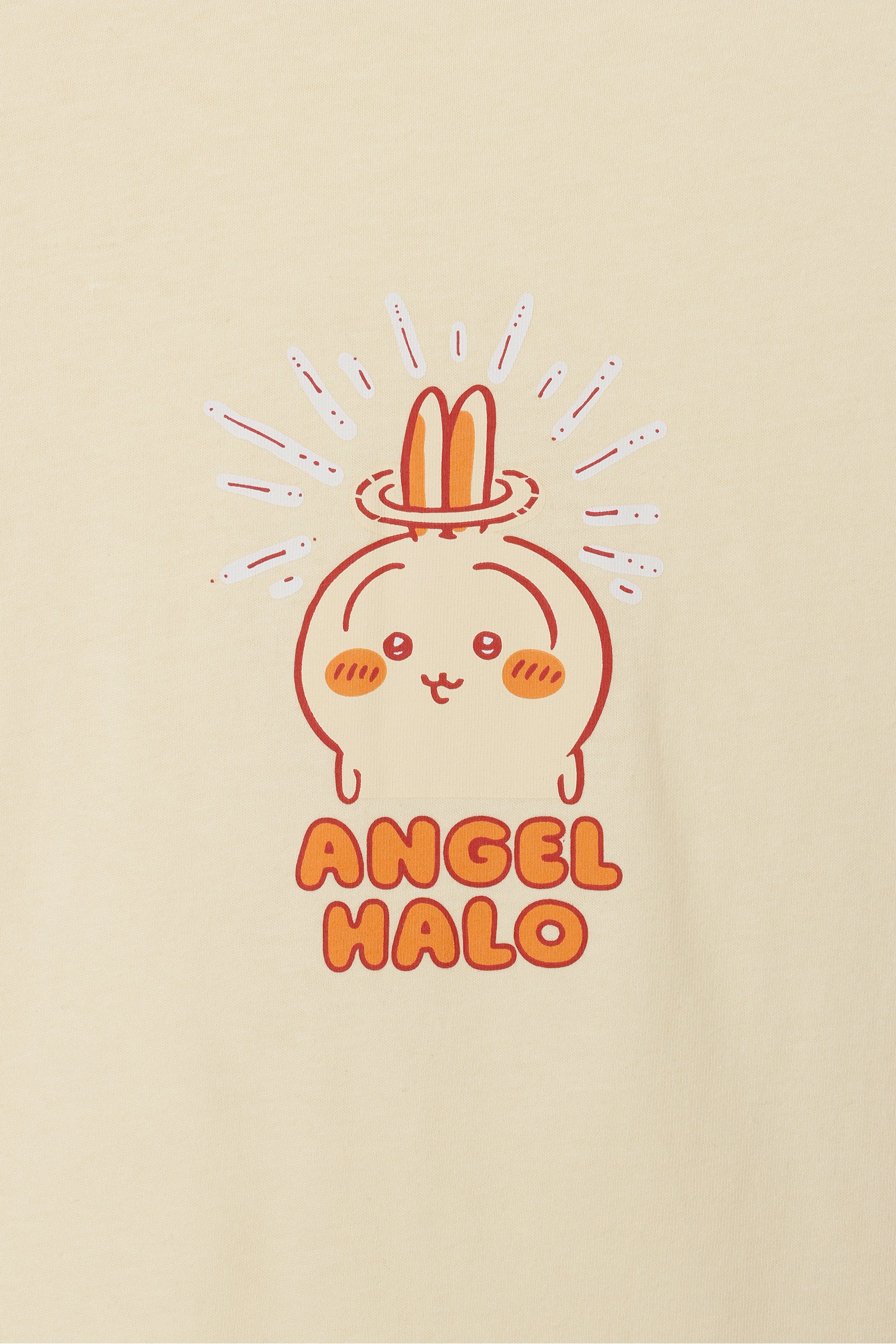 ちいかわ 長袖Tシャツ ドーナッツ イエローベージュ