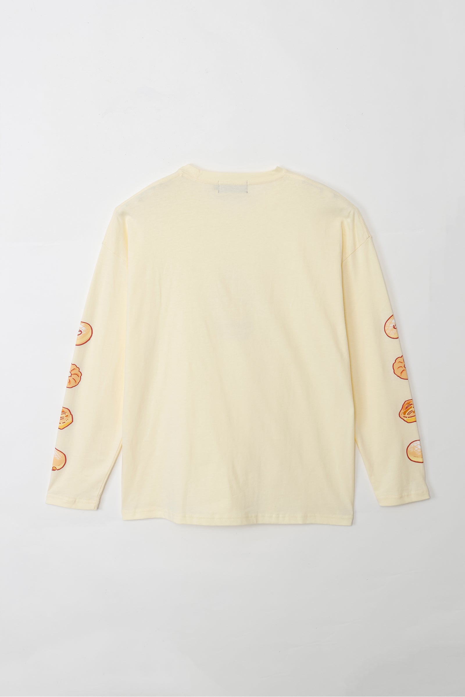 ちいかわ 長袖Tシャツ ドーナッツ イエローベージュ