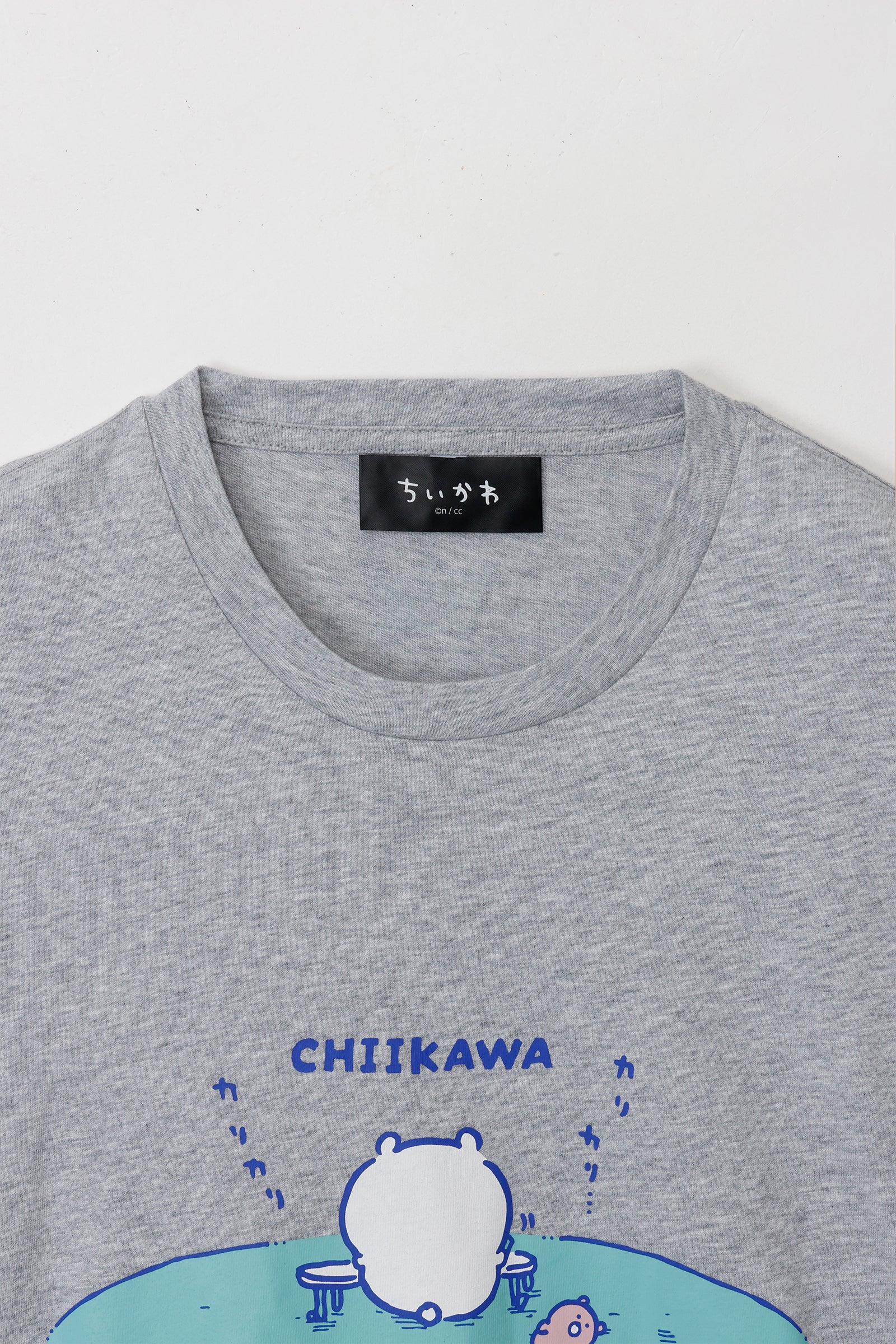 ちいかわ 長袖Tシャツ 試験勉強 アッシュ