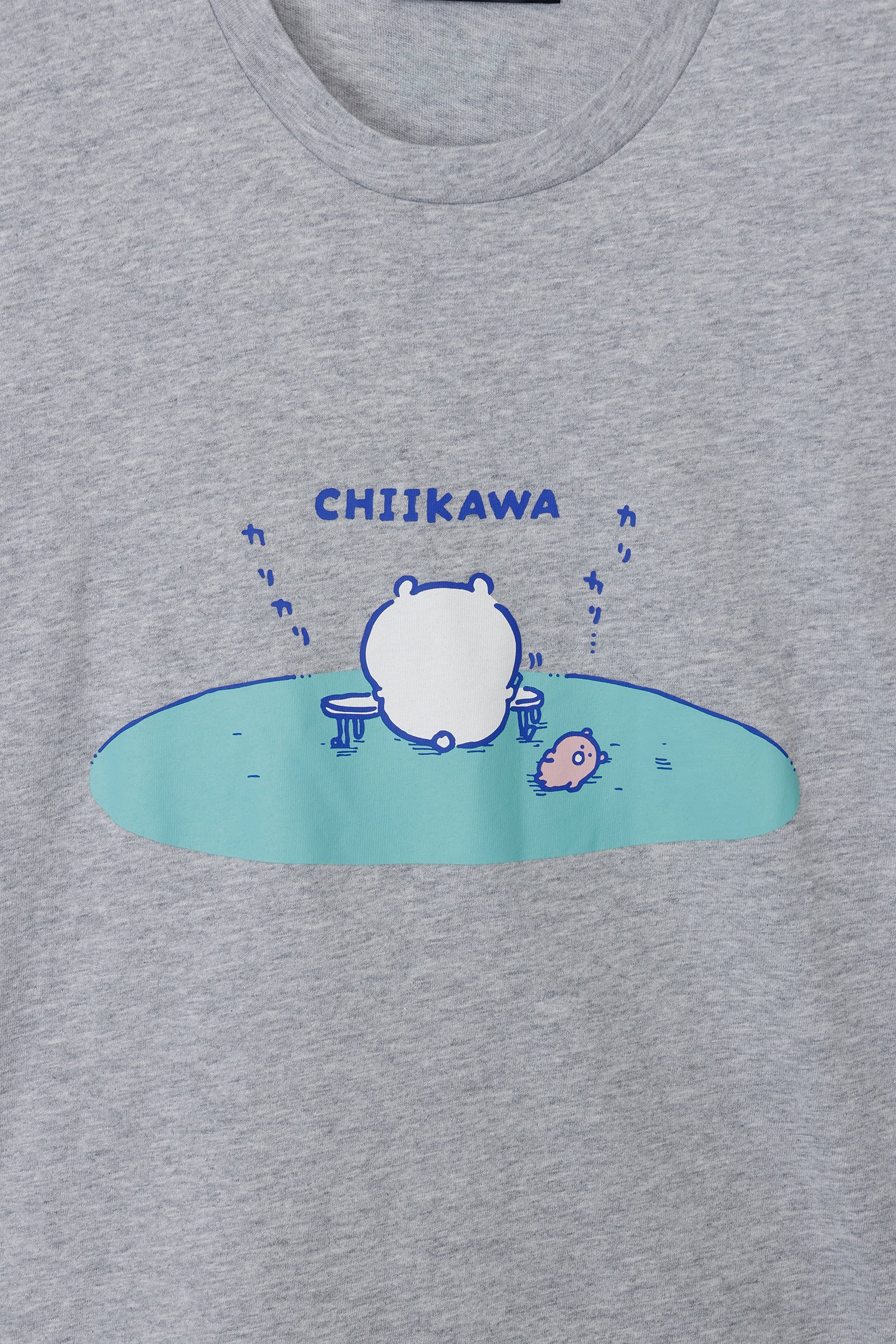 ちいかわ 長袖Tシャツ 試験勉強 アッシュ