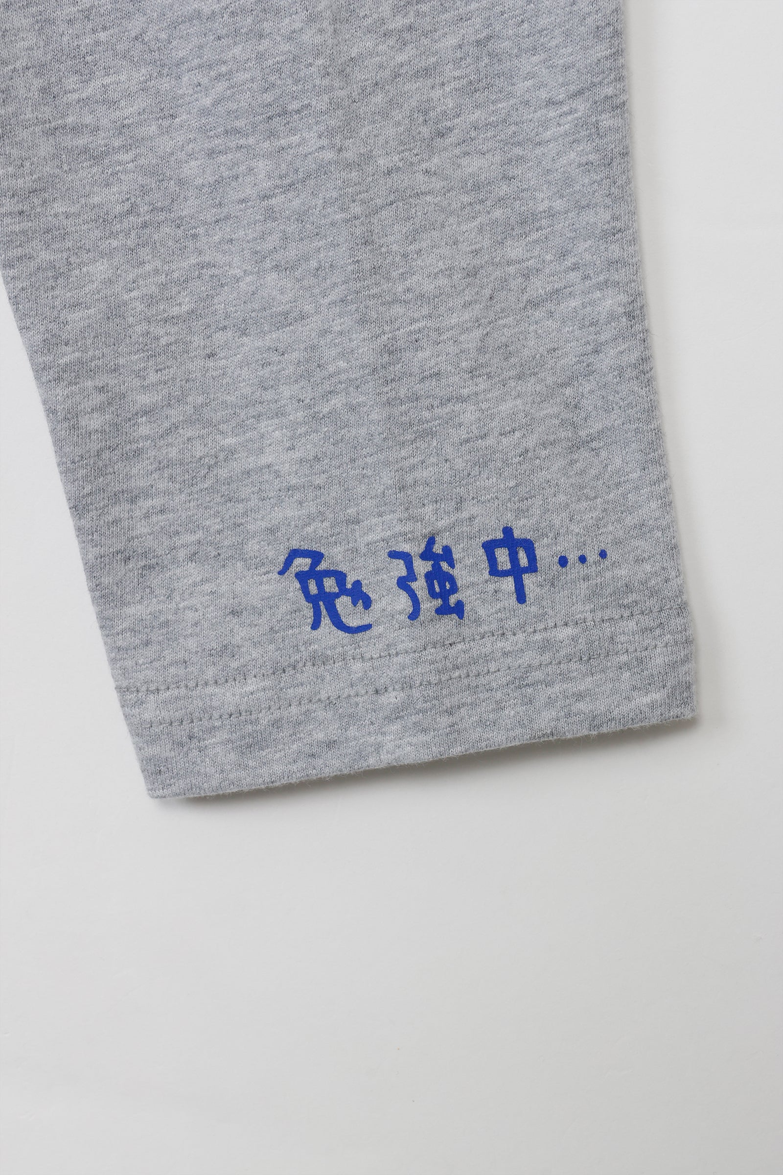 ちいかわ 長袖Tシャツ 試験勉強 アッシュ
