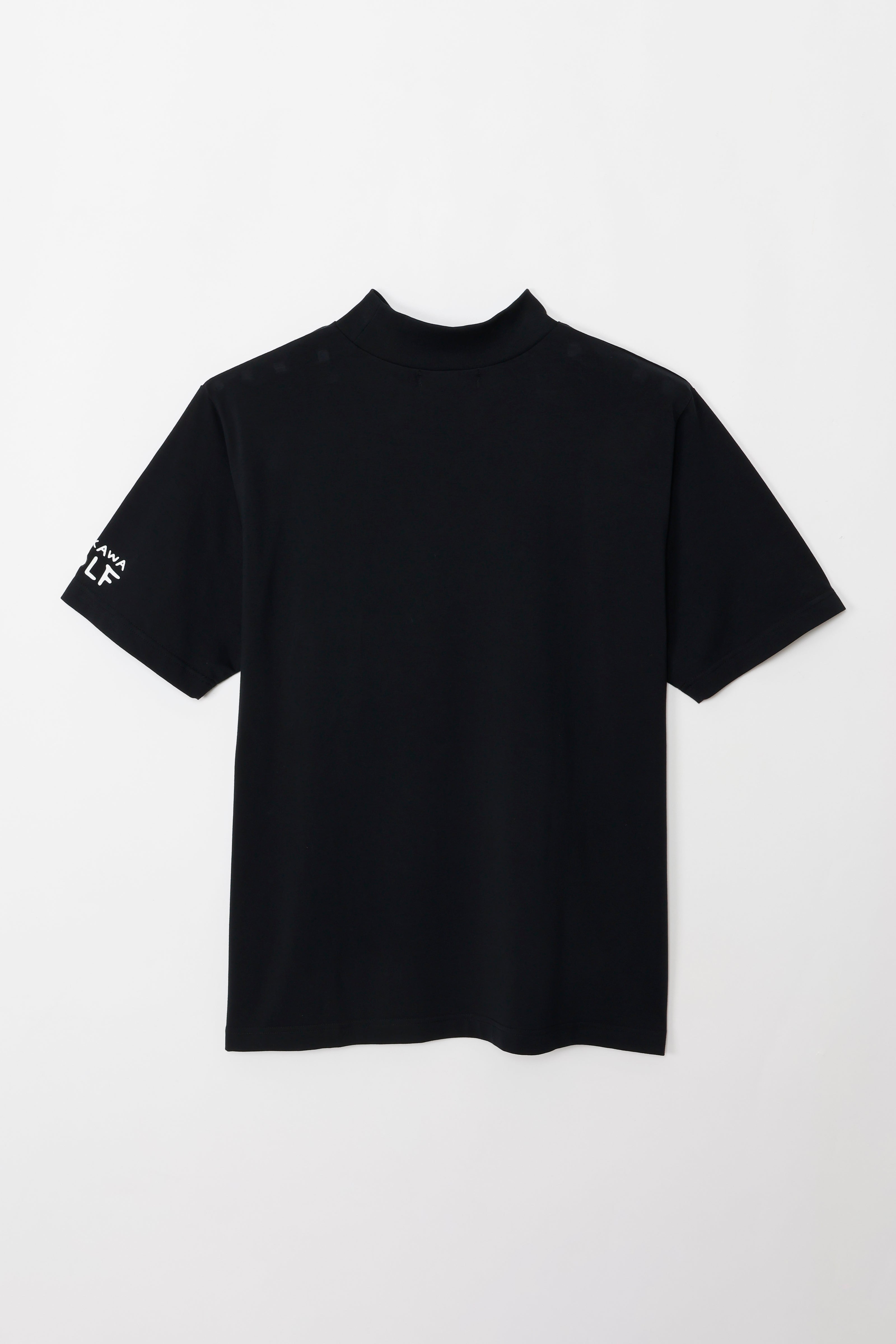 ちいかわGOLF モックネックTシャツ ハチワレエンブレム ブラック
