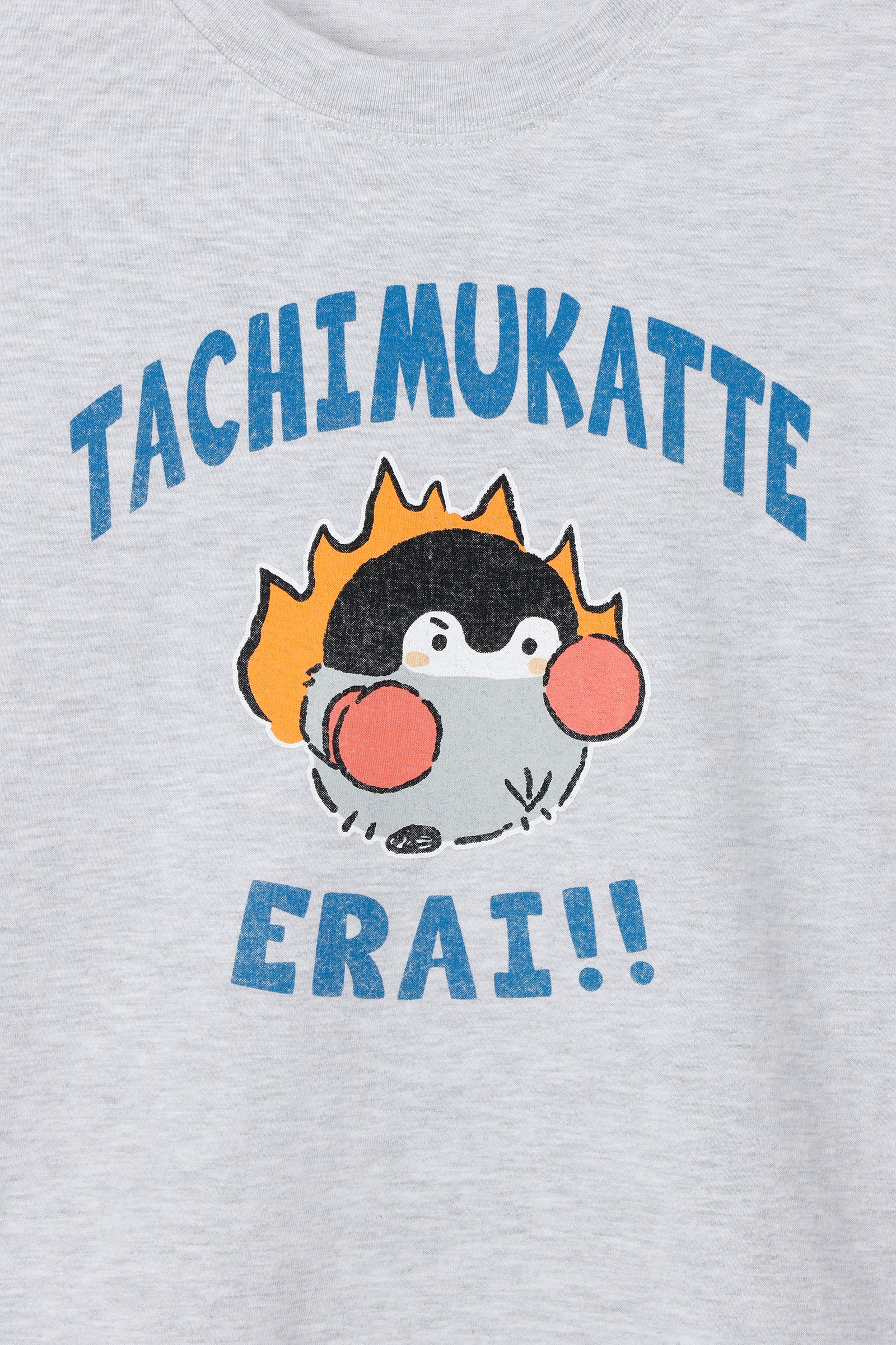 コウペンちゃん Tシャツ 立ち向かってえらい! アッシュ