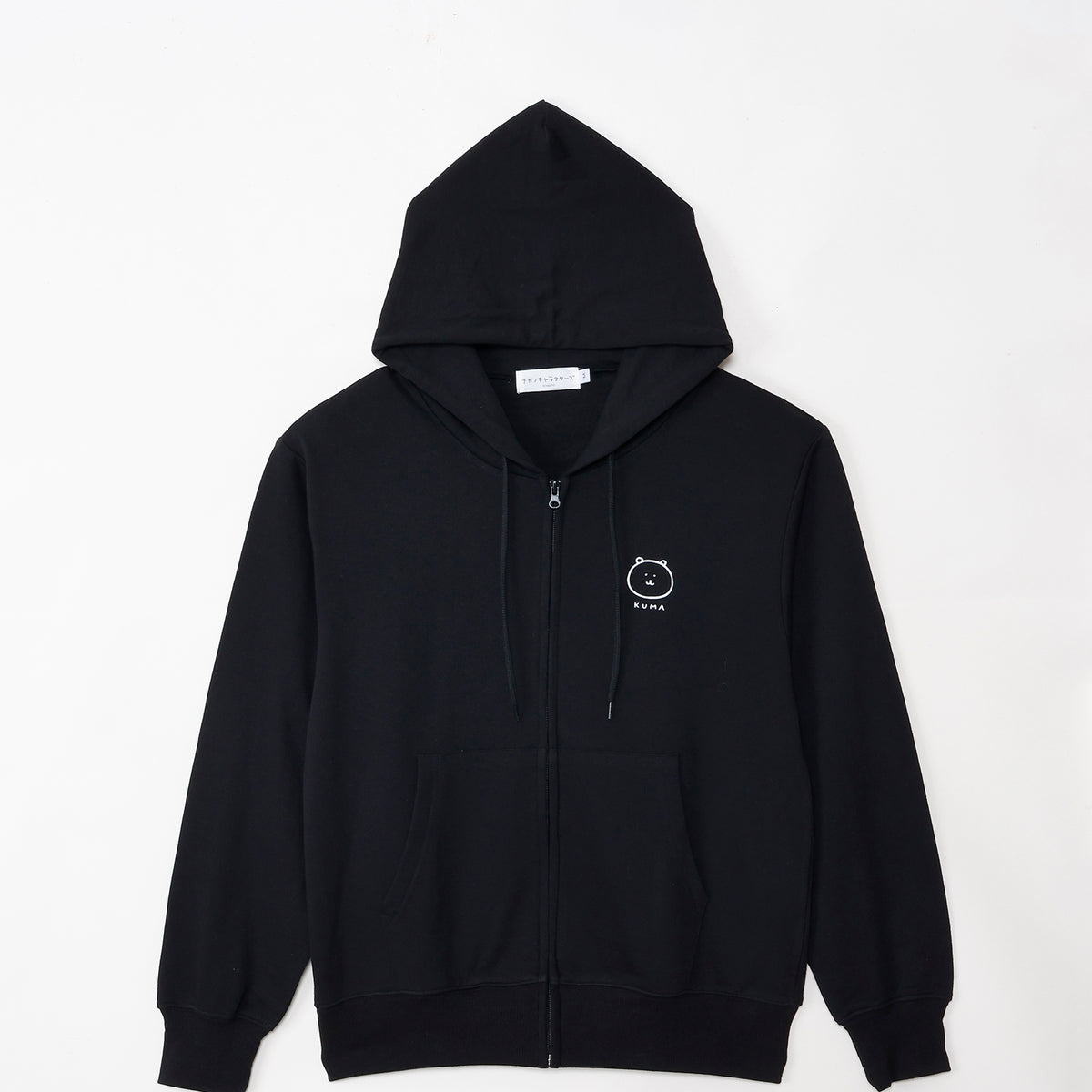 ナガノキャラクターズ ZIPパーカー TONSOKUN ブラック