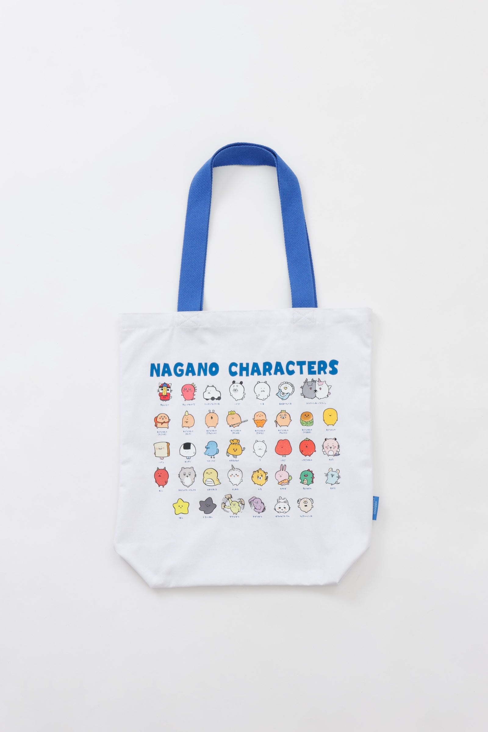 ナガノキャラクターズ　トートバッグ　集合　ホワイト　ONE