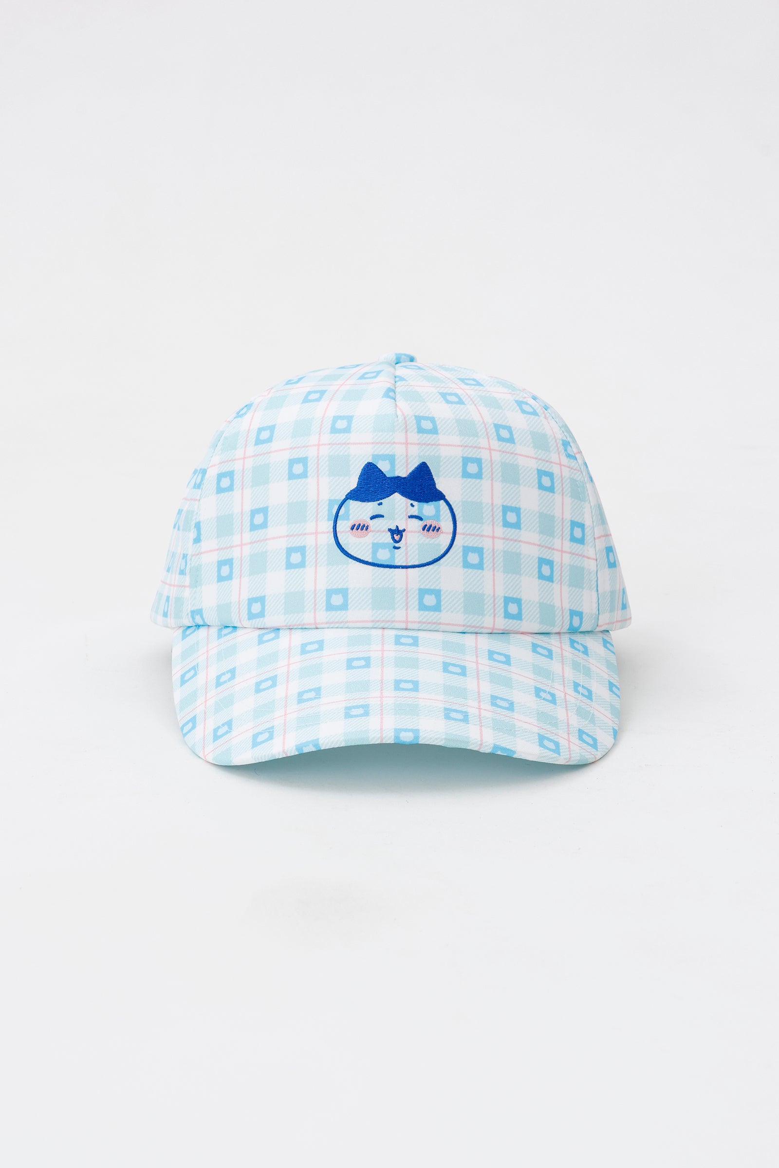ちいかわ チェックシリーズ CAP ハチワレ ブルー