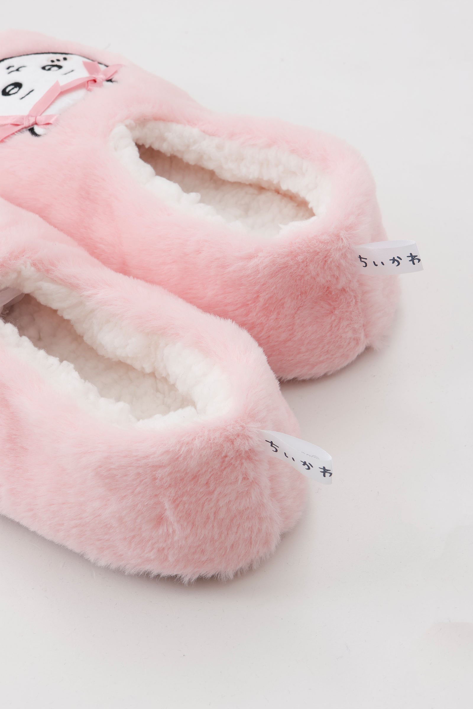 ちいかわ ルームシューズ ちいかわリボン ピンク
